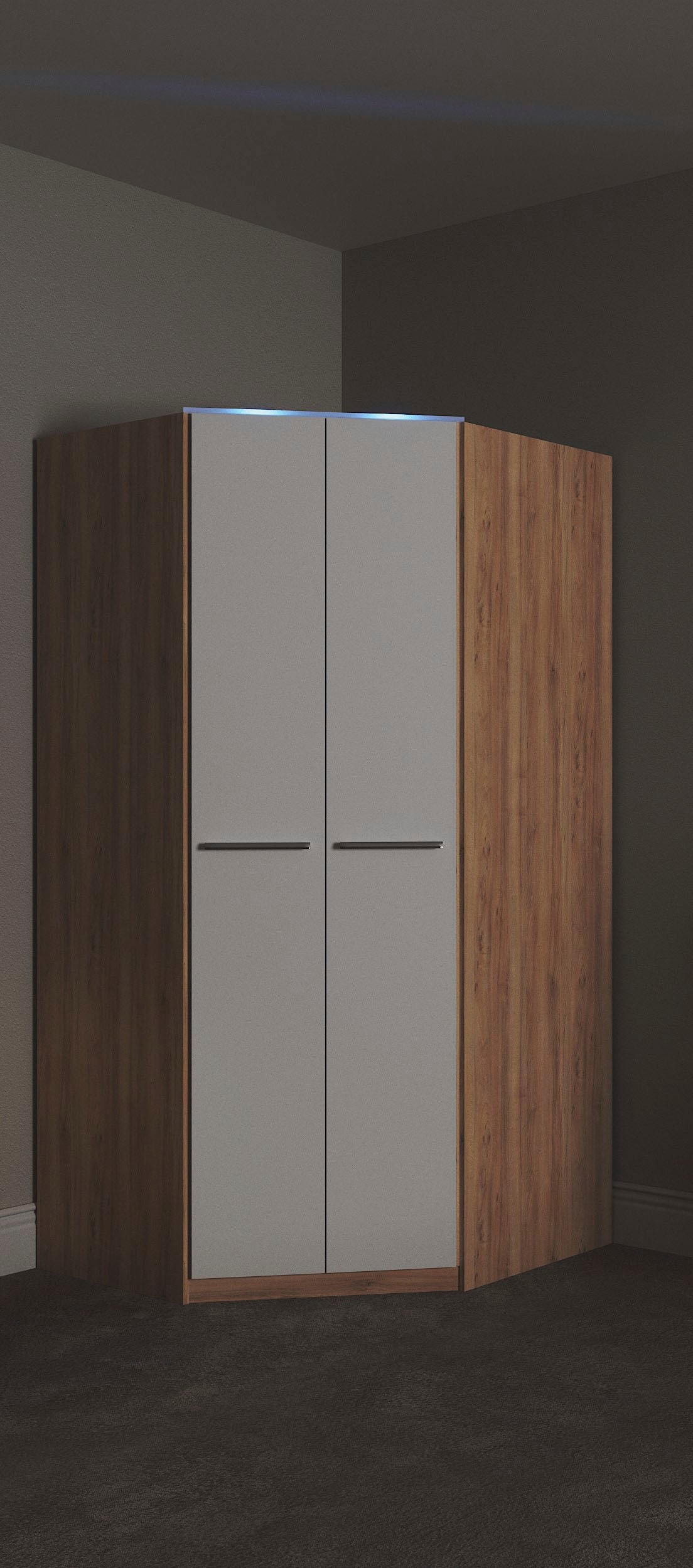 priess Eckkleiderschrank "Barcelona Kleiderschrank Ecklösung Raumwunder" in günstig online kaufen