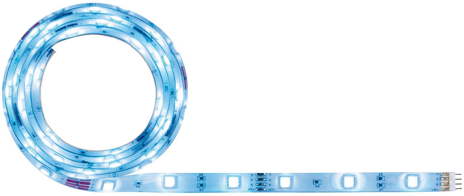 Paulmann LED-Streifen »SimpLED 1,5m RGB 12W Weiß Metall Kst«, 1 St.-flammig