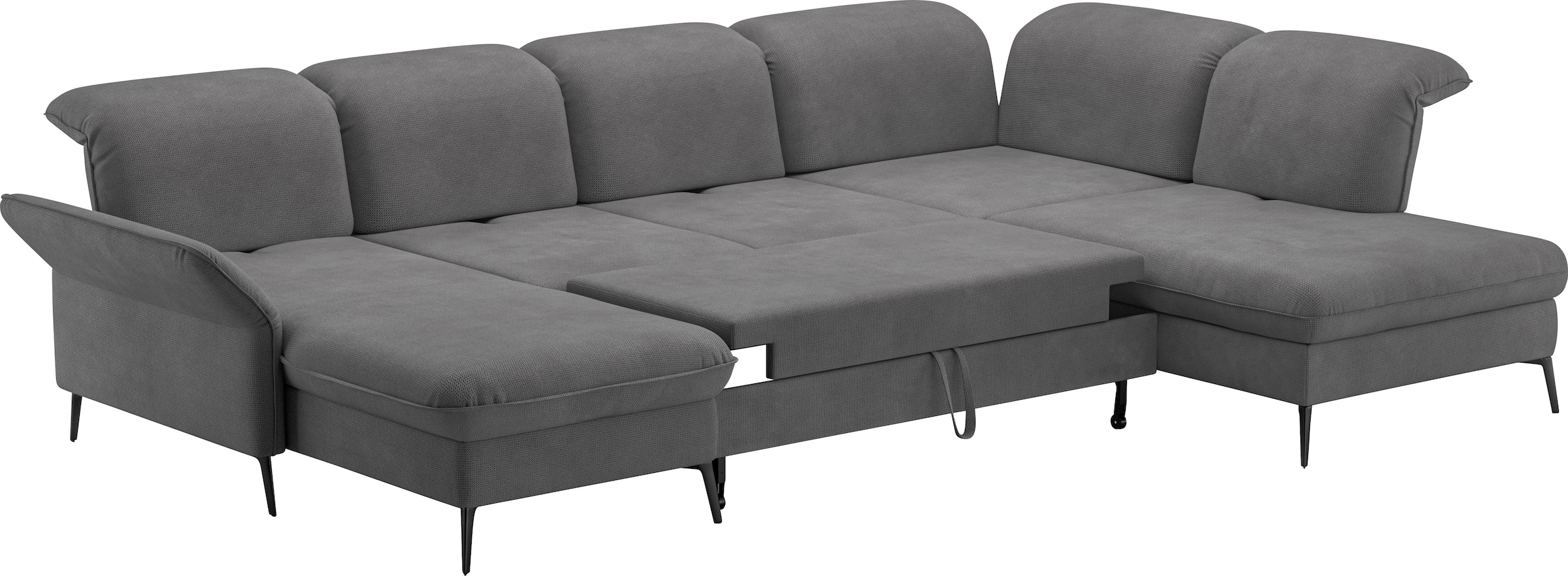 sit&more Wohnlandschaft »Emely«, mit Sitztiefenverstellung optional mit Bettfunktion und Bettkasten