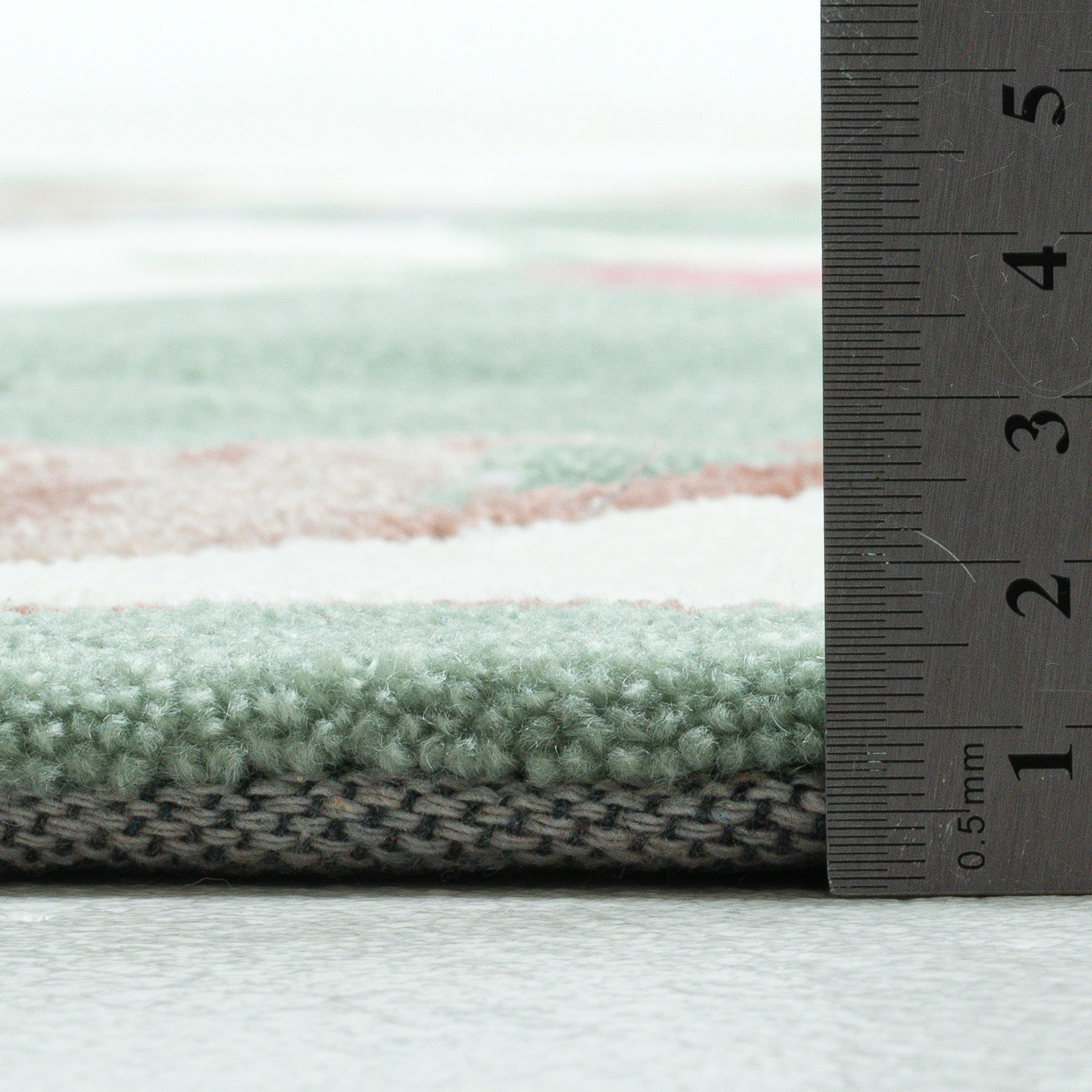THEKO Teppich »Ming« rund 14 mm Höhe hochwertiges Acrylgarn, ideal im Wohnzimmer & Schlafzimmer