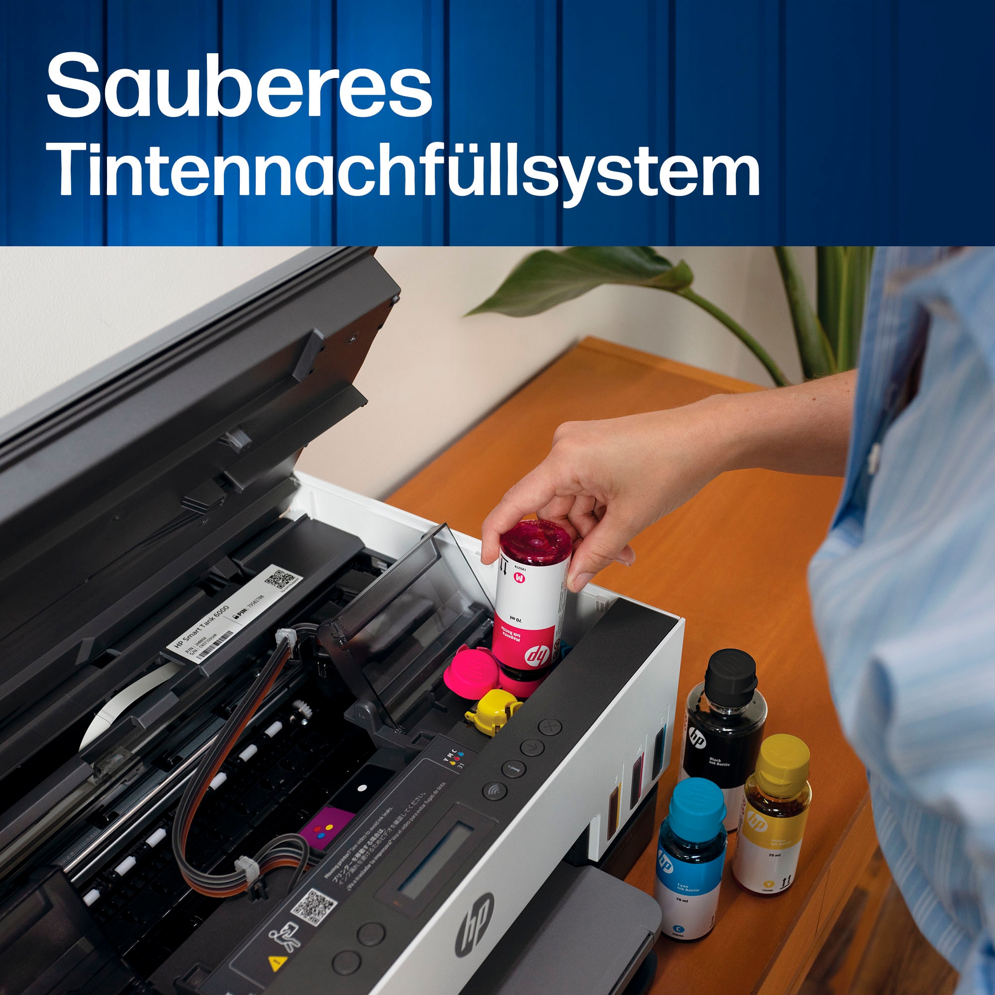 HP Multifunktionsdrucker »Smart Tank 5105 All-in-One-Drucker« Bis zu 20€ Cashback sichern! Nur bis zum 31.10.2026