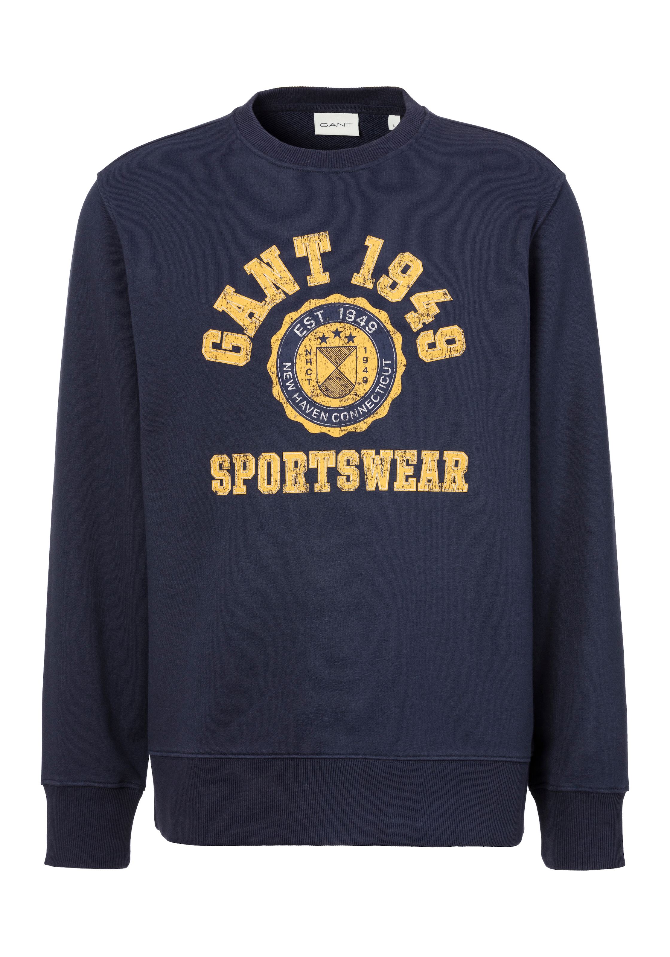 Gant Sweatshirt »GRAPHIC C-NECK SWEAT«, mit mehrfarbigen Print