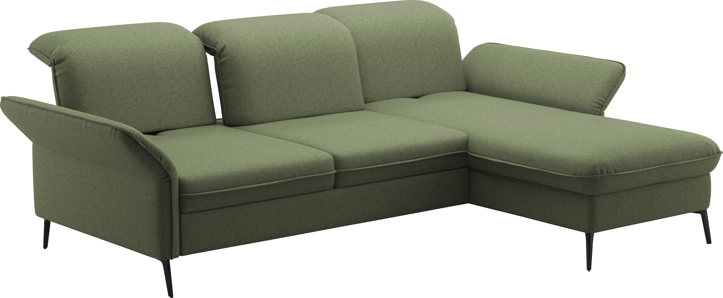 sit&more Ecksofa »Emely, inkl. Sitztiefenverstellung«, wahlweise mit Bettfunktion,Bettkasten,Kopf- & Armteilverstellung
