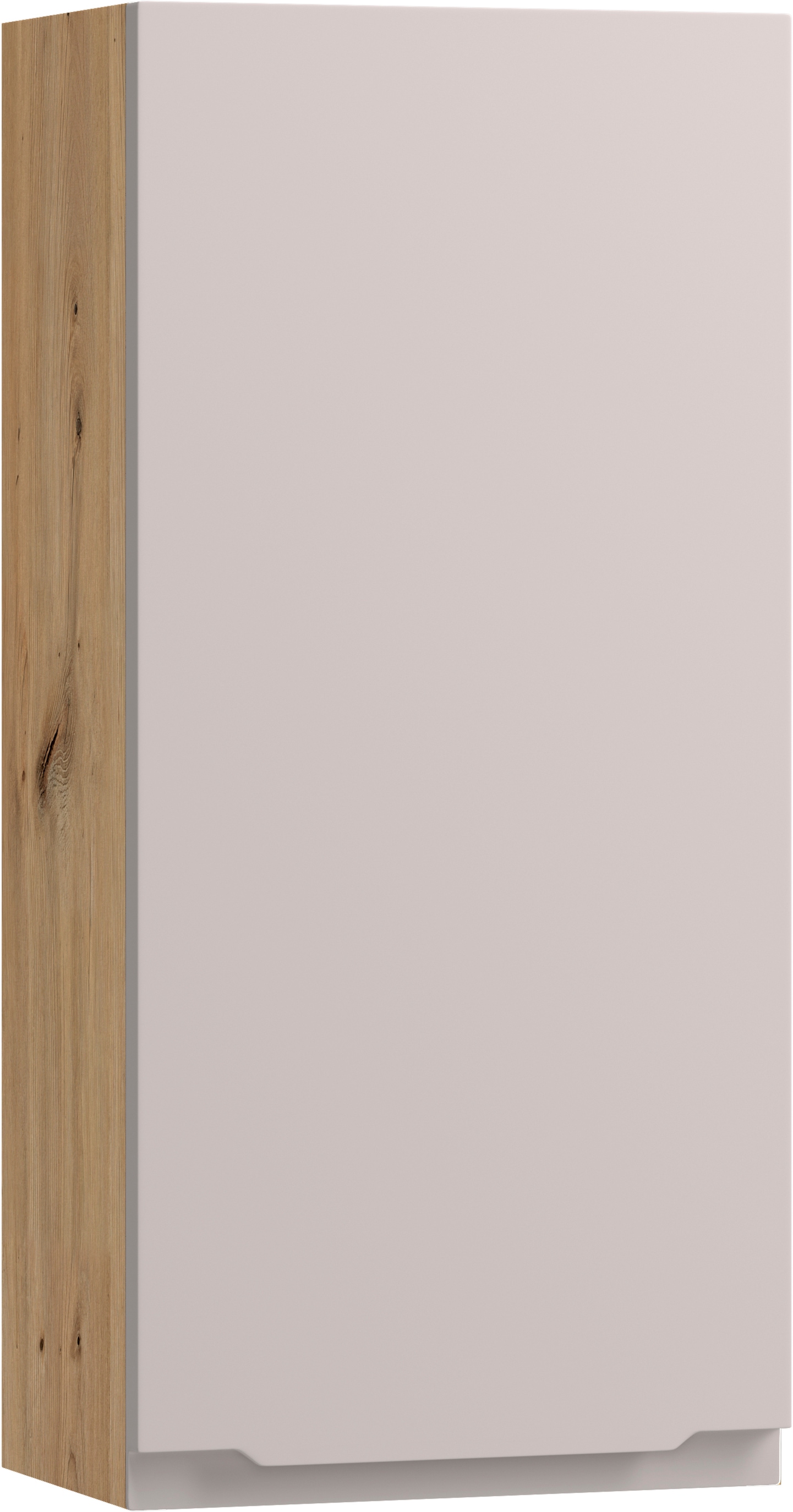 welltime Hängeschrank »CABO, gedämpfte Scharniere« Kaschmir, griffloses Design, reversibel