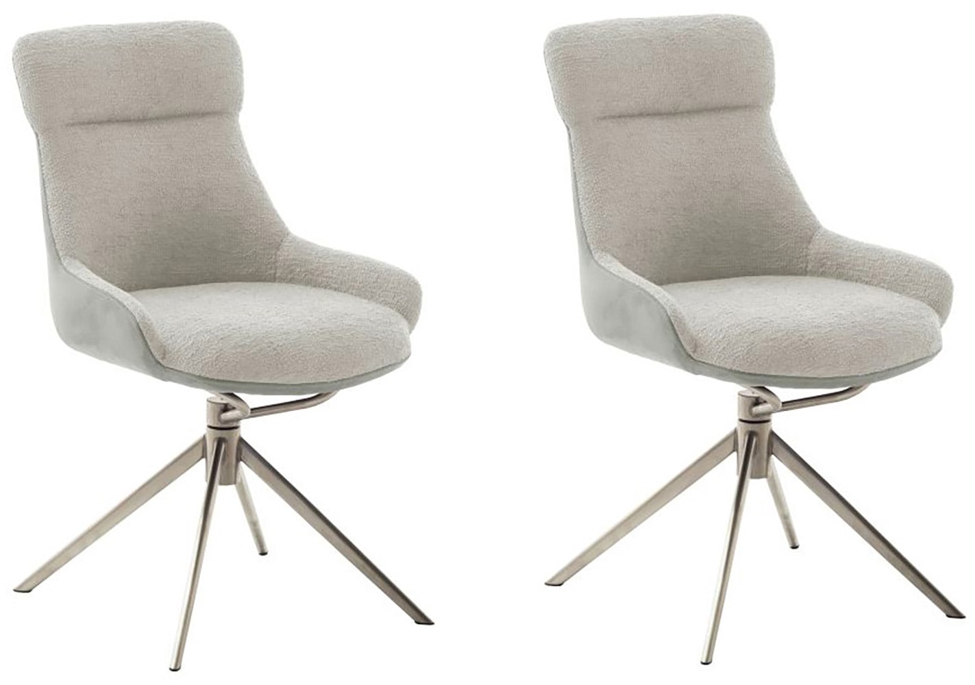 MCA furniture Esszimmerstuhl, Feingewebe, (2er-Set), drehbar 360°, Dreh- & günstig online kaufen