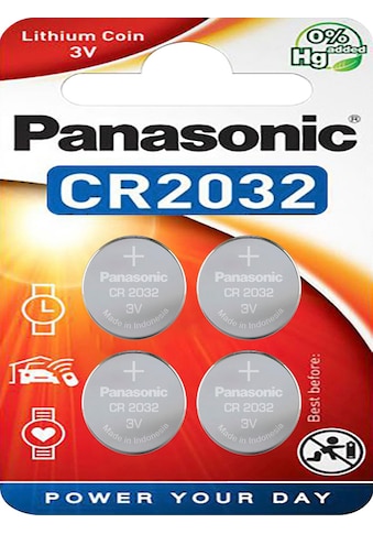 Panasonic Batterie »Coin Lithium - CR2032«, CR2032, 3 V, (4 St.) kaufen
