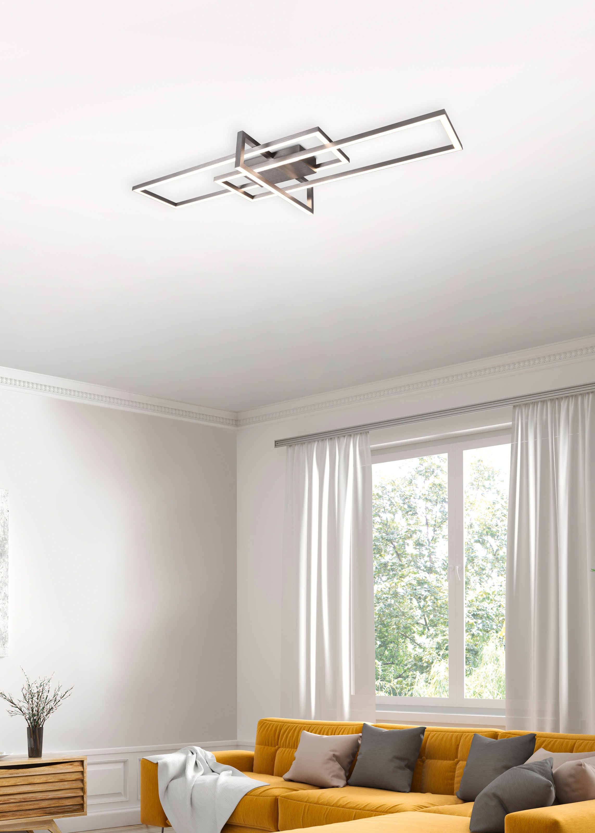 my home LED Deckenleuchte »Alica«, 1 flammig, Leuchtmittel LED-Modul   LED günstig online kaufen