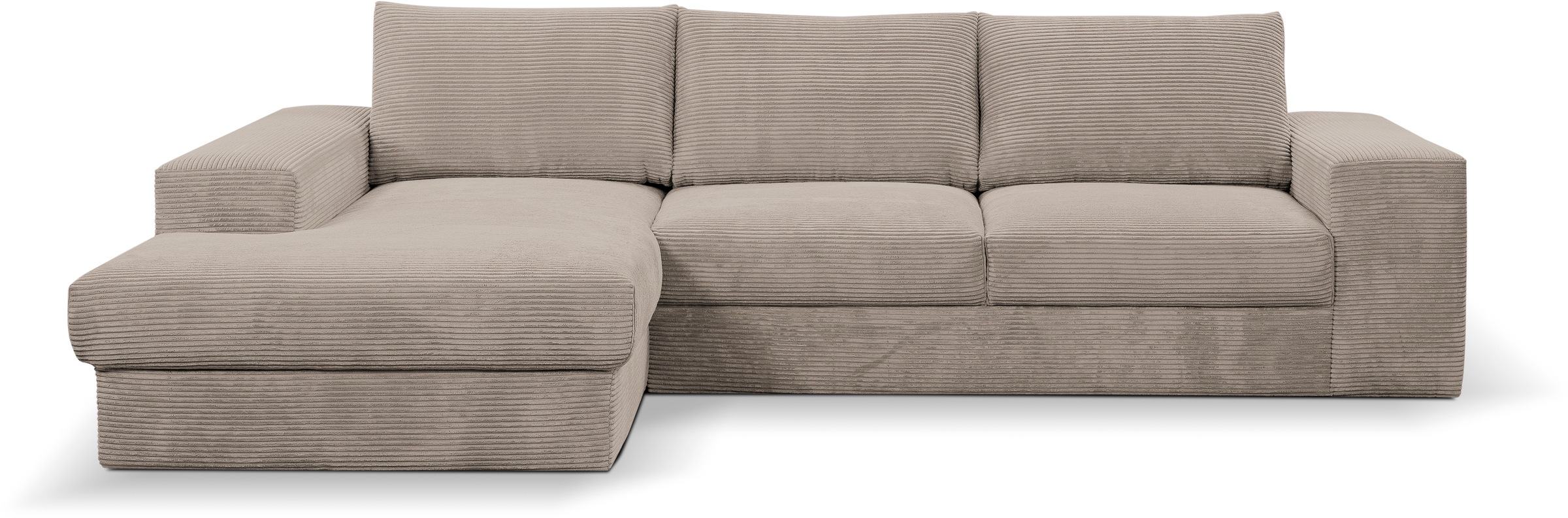 WERK2 Ecksofa Rozzana, in modischem Cord-Bezug