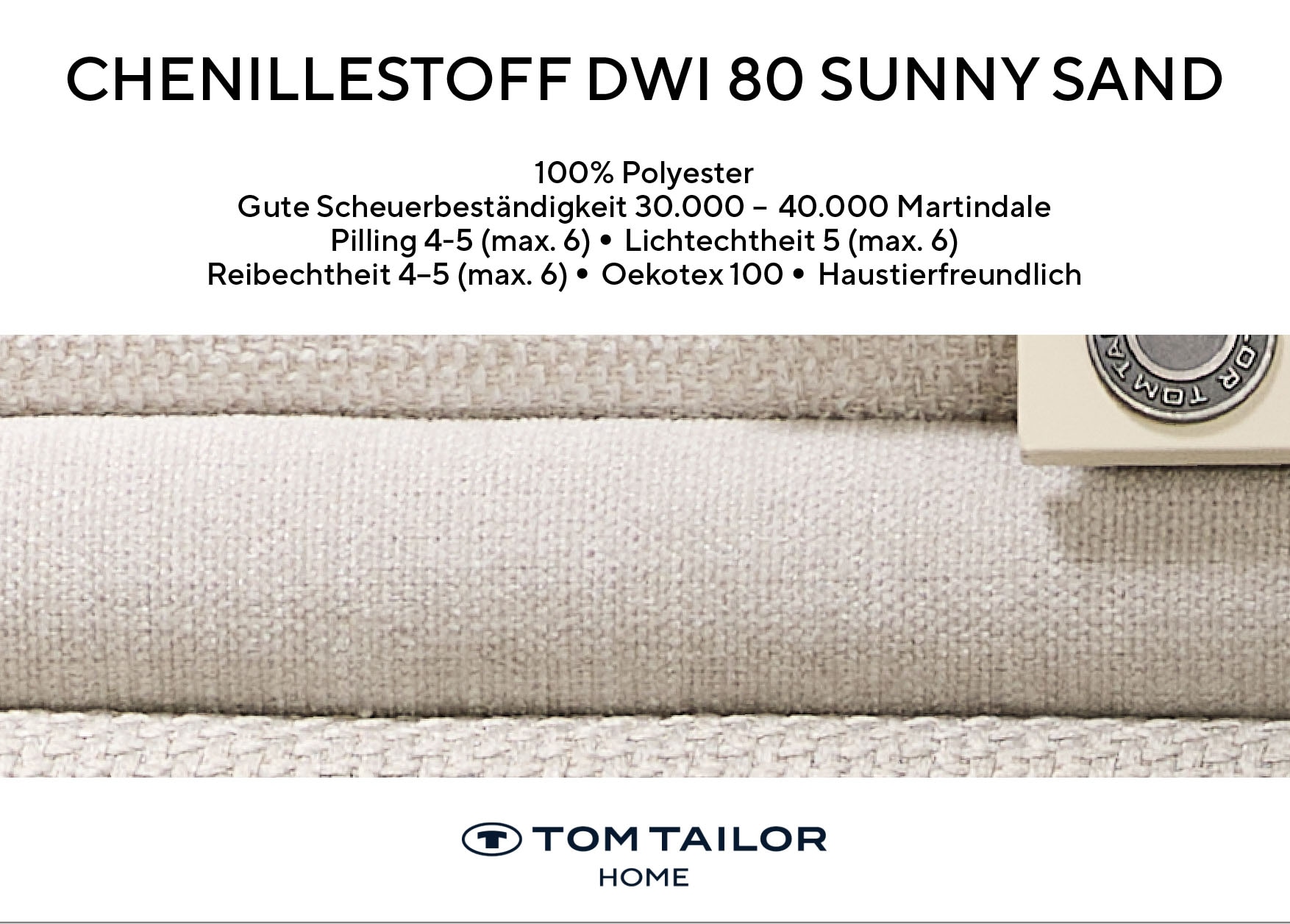 TOM TAILOR HOME 4-Fußstuhl »LEAF CHAIR« (Set) 2 Stk.4-Fußgestell, Raffung in der Rückenlehne