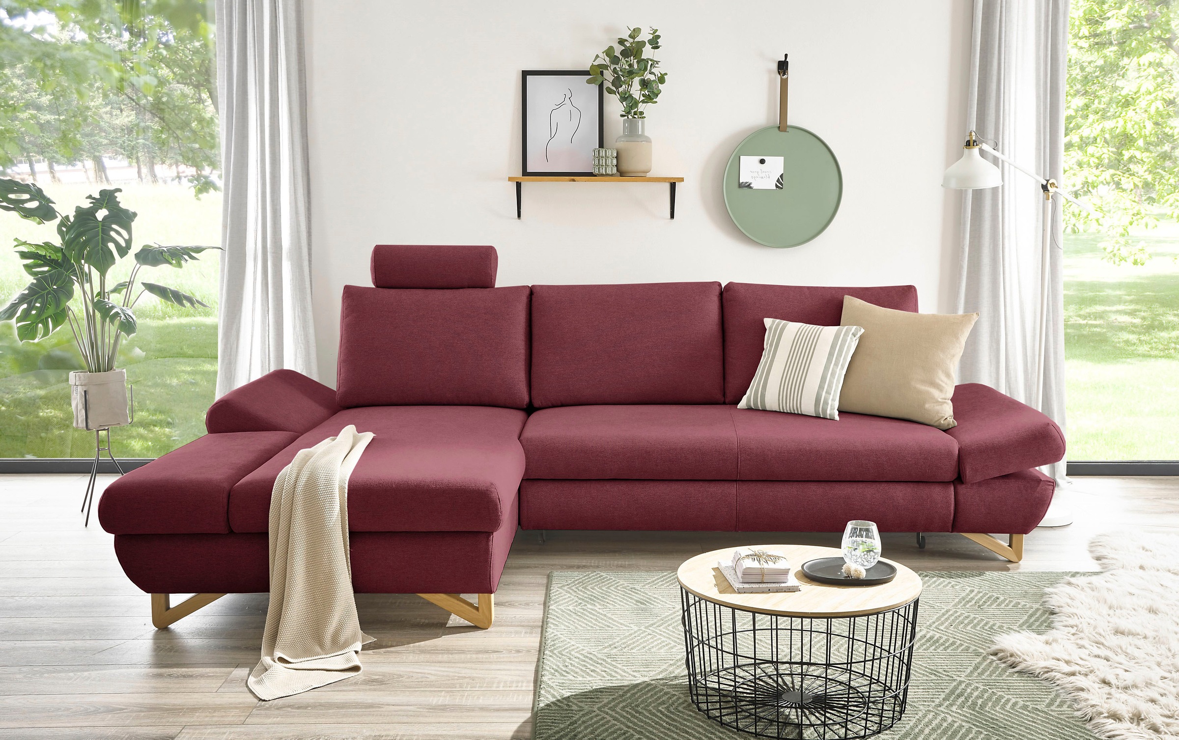 INOSIGN Schlafsofa »City/Giron«, komfortable Bettfunktion (Liegefläche 245 x 138 cm), sowie Bettkasten