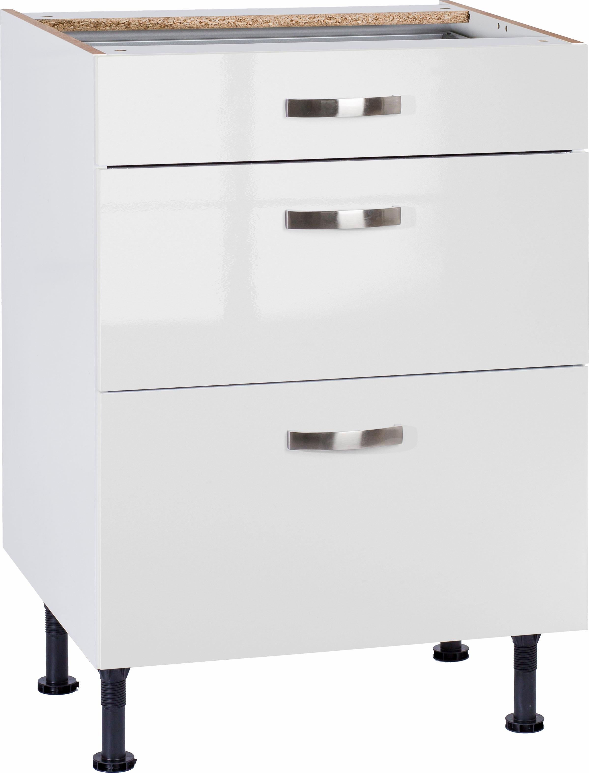 KOCHSTATION Unterschrank »KS-Cara« Breite 60 cm, mit Vollauszügen und Soft- günstig online kaufen