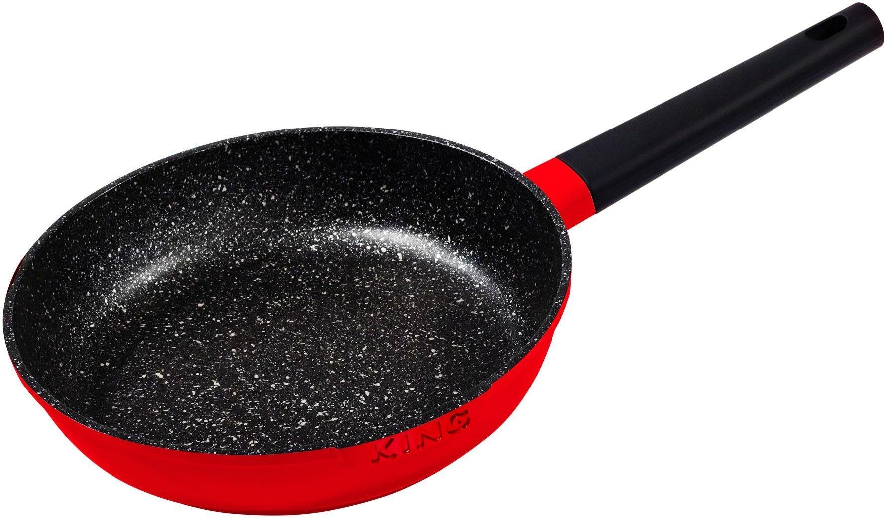 KING Bratpfanne »Shine Red«, Aluminiumguss, (1 tlg.), Induktion günstig online kaufen