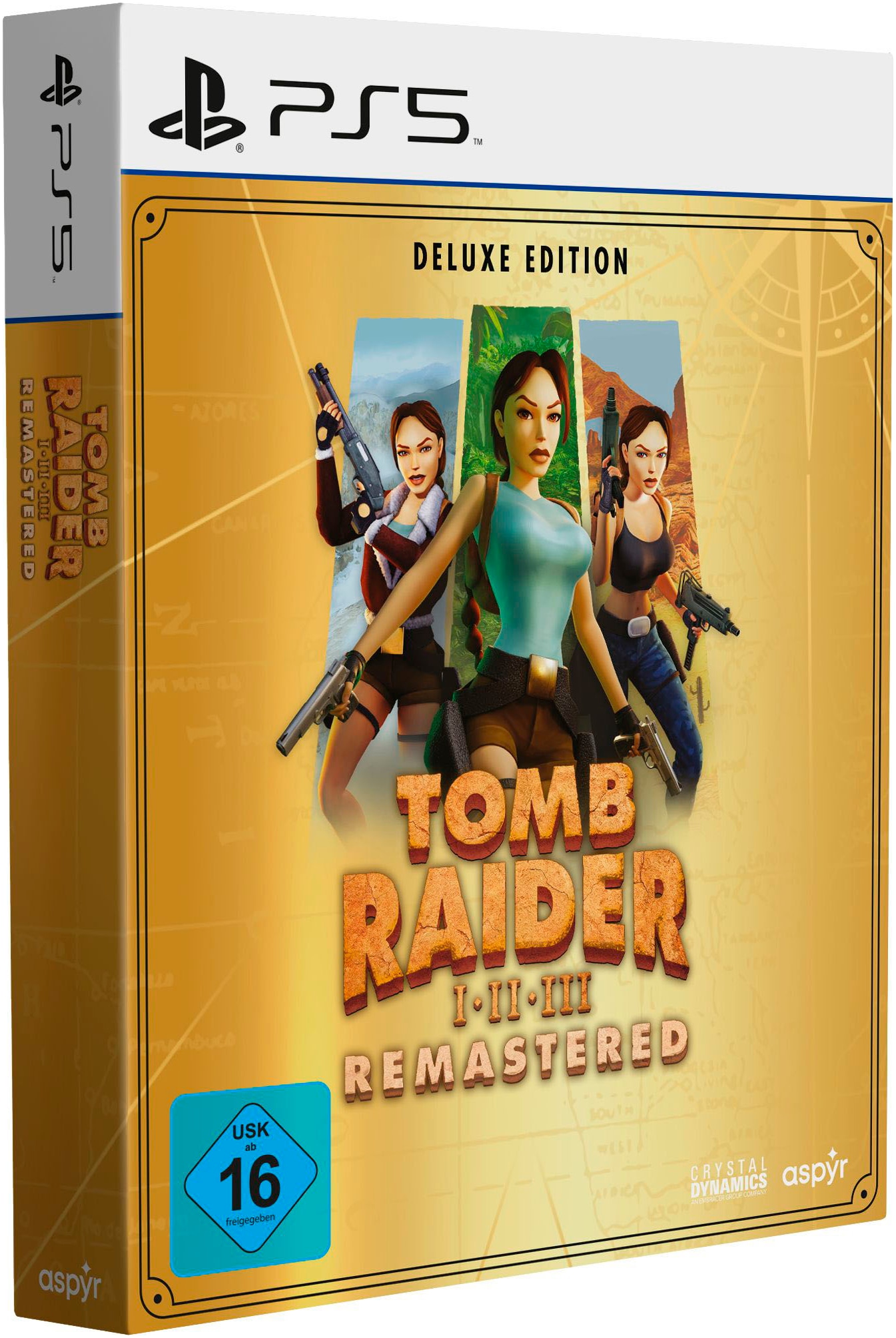 Aspyr Media Spielesoftware »Tomb Raider I-III Remastered Deluxe Edition«, PlayStation 5