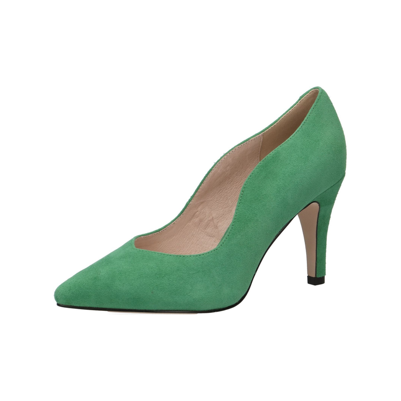 CAPRICE High-Heel-Pumps »Pumps Veloursleder« Grün 38 38 Verschluss: Schlupfschuh