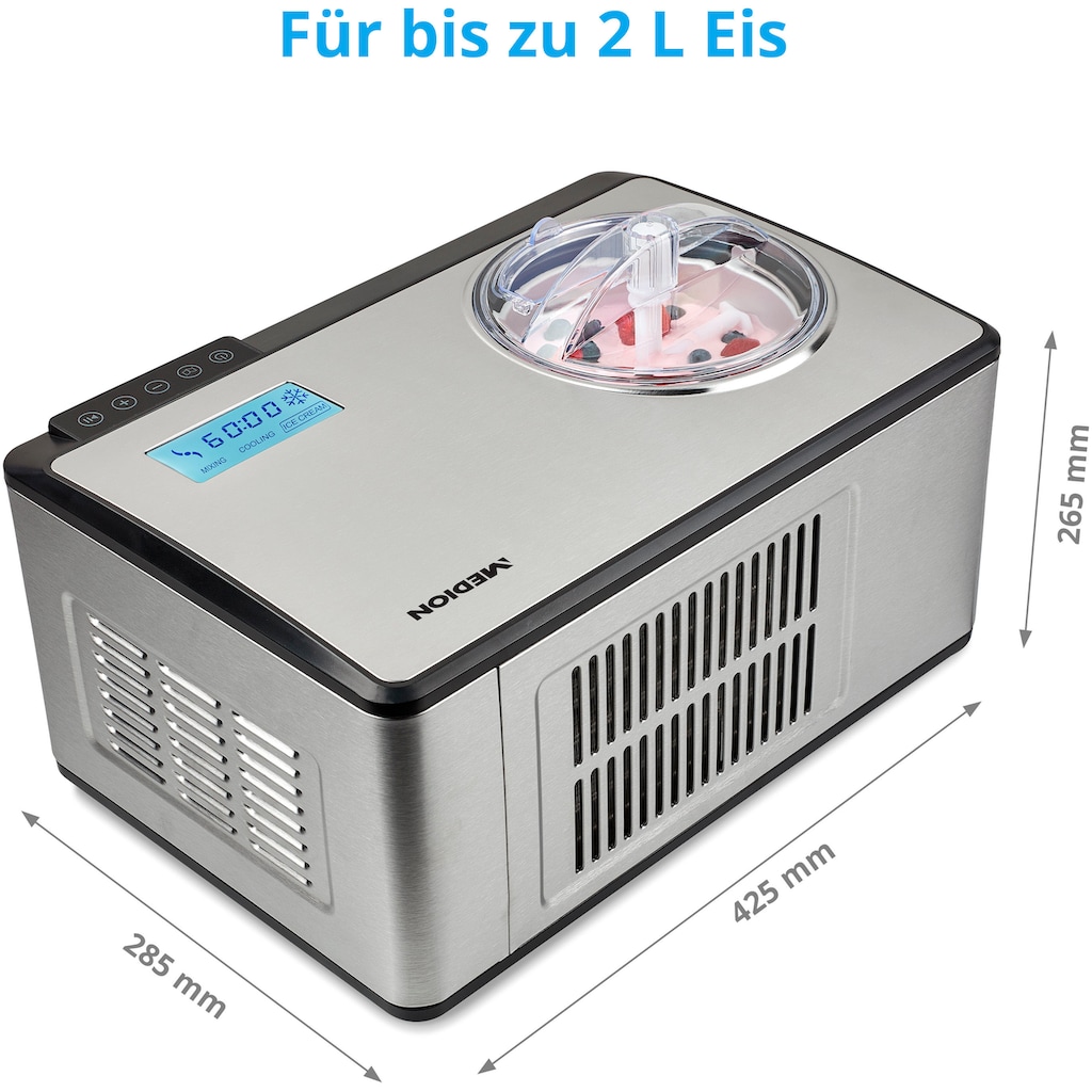 Medion® Eismaschine »MD18883«, 2 l, 180 W