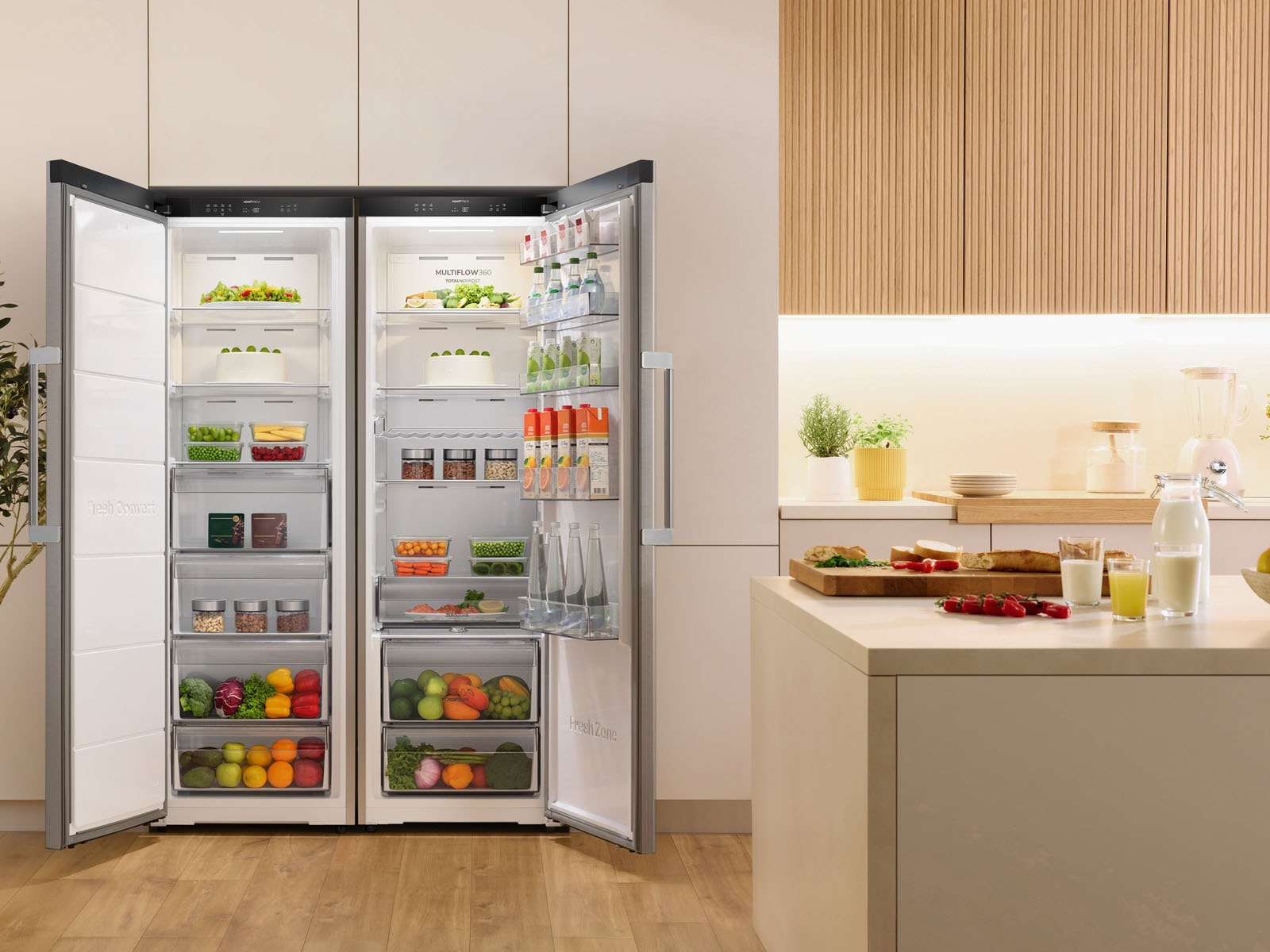 GORENJE Gefrierschrank »FNC618C6XWF« 185,6 cm hoch 59,5 cm breit KitchenFit passt sich nahtlos deiner Küche an