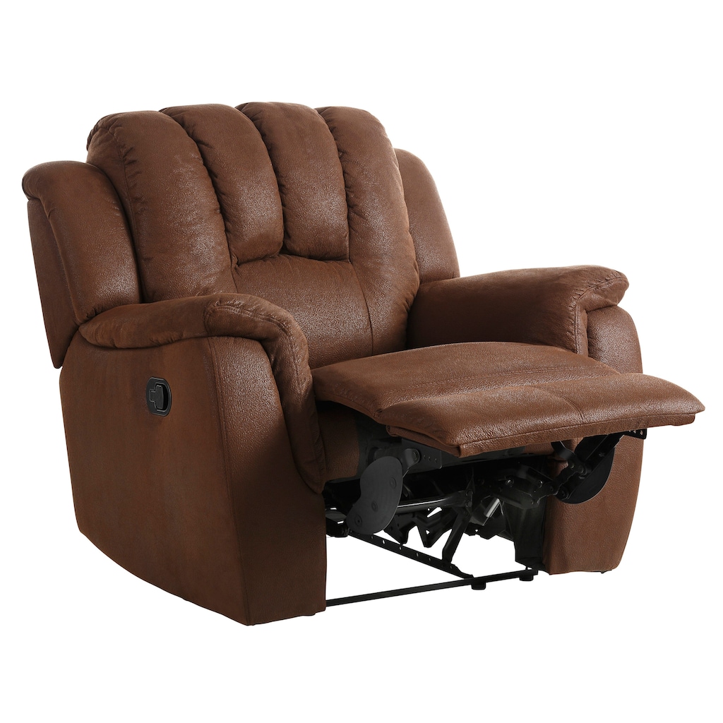 Home affaire XXL-Sessel »Markus«, (Set), mit großzügiger Relaxfunktion, mit Federkern, hohe Belastbarkeit