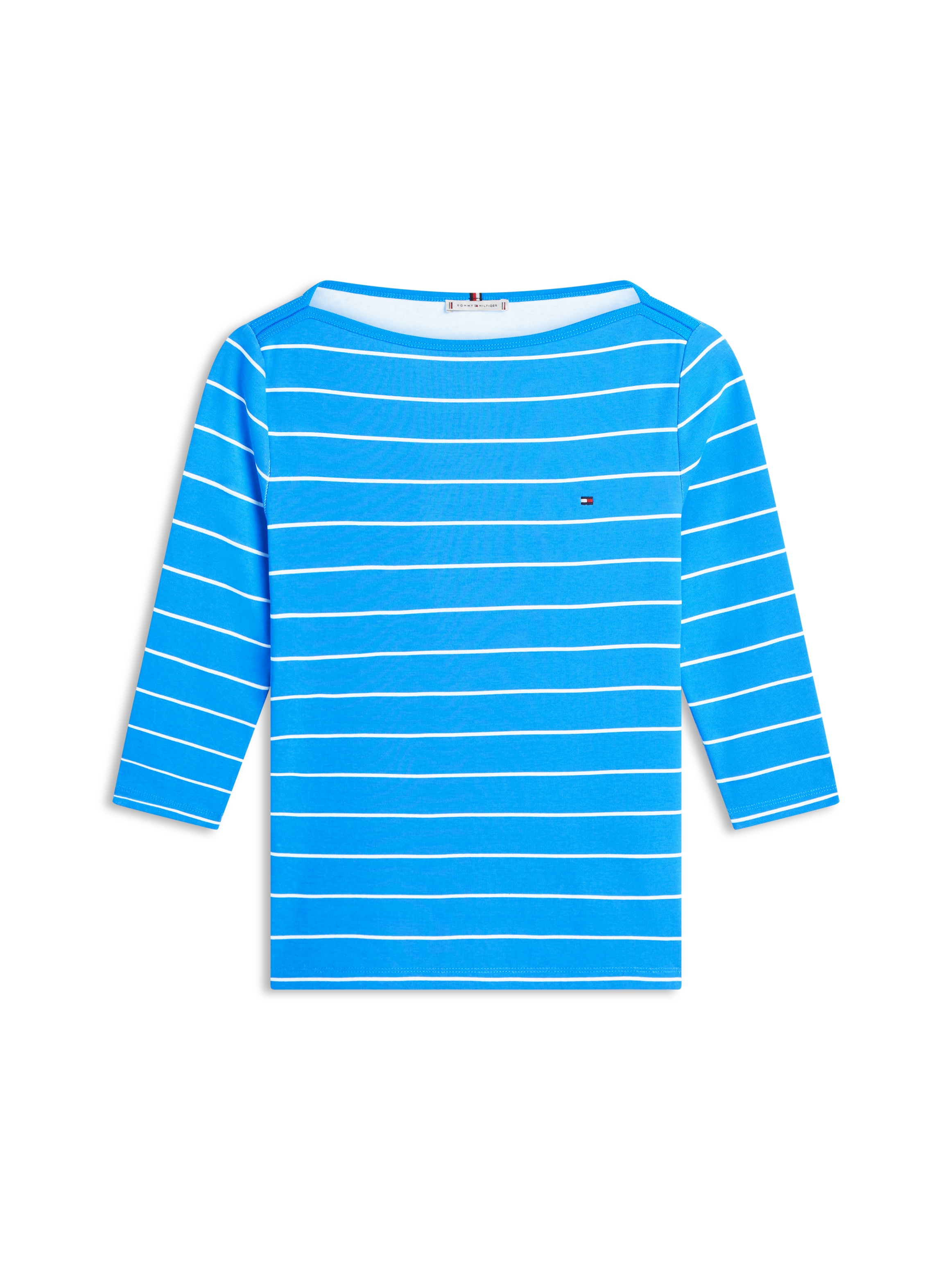Tommy Hilfiger 3/4-Arm-Shirt »NEW CODY SLIM BOAT-NECK« mit Logostickerei