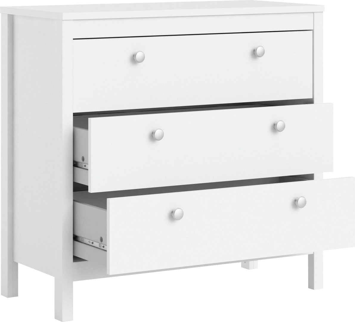 Home affaire Kommode »Madrid, Aufbewahrung, Schubladenschrank, Stauraum«, mit 3 Schubladen, Breite 82,3 cm
