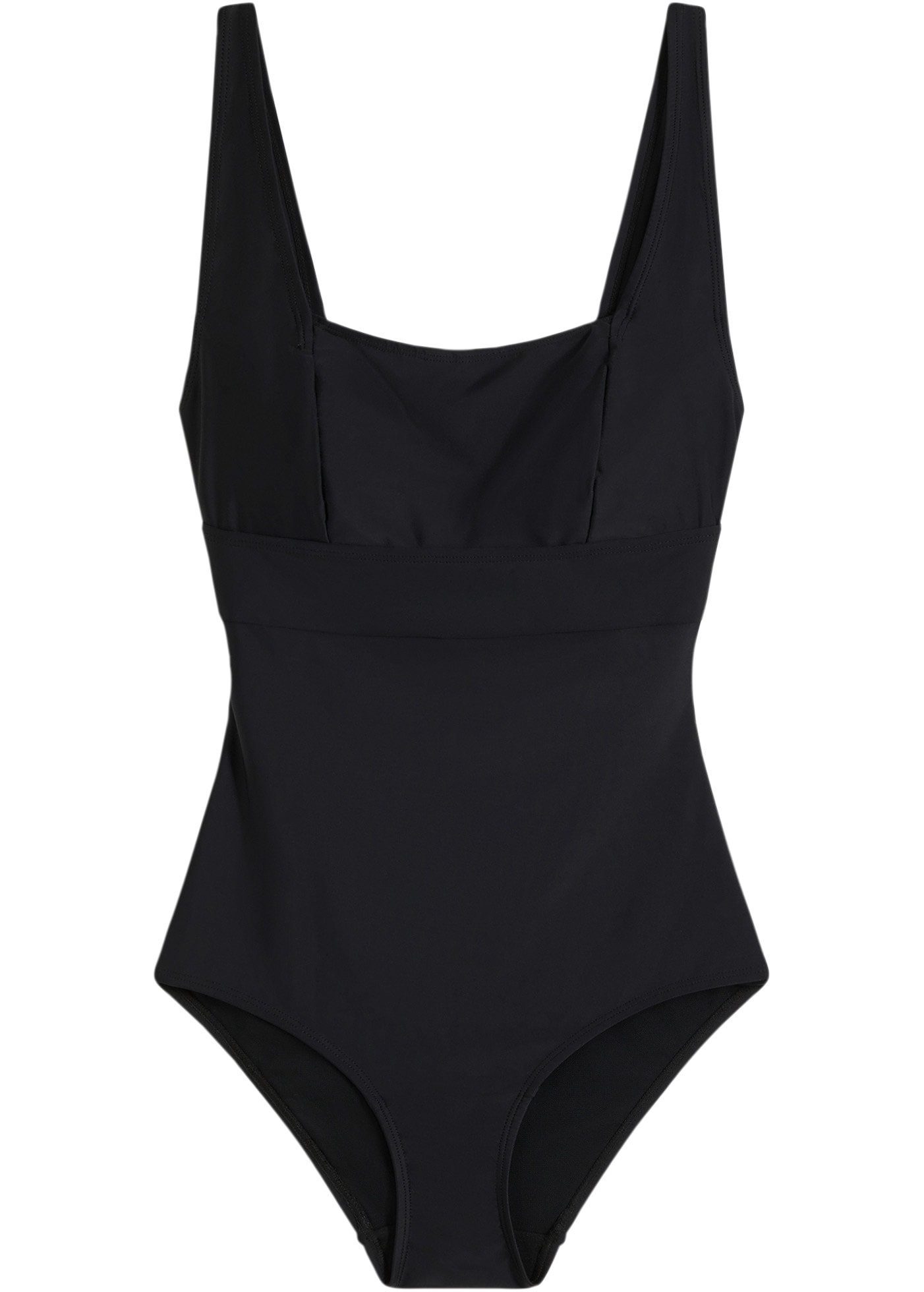bonprix Badeanzug formender Schnitt, verstellbare Träger, sportlicher Stil