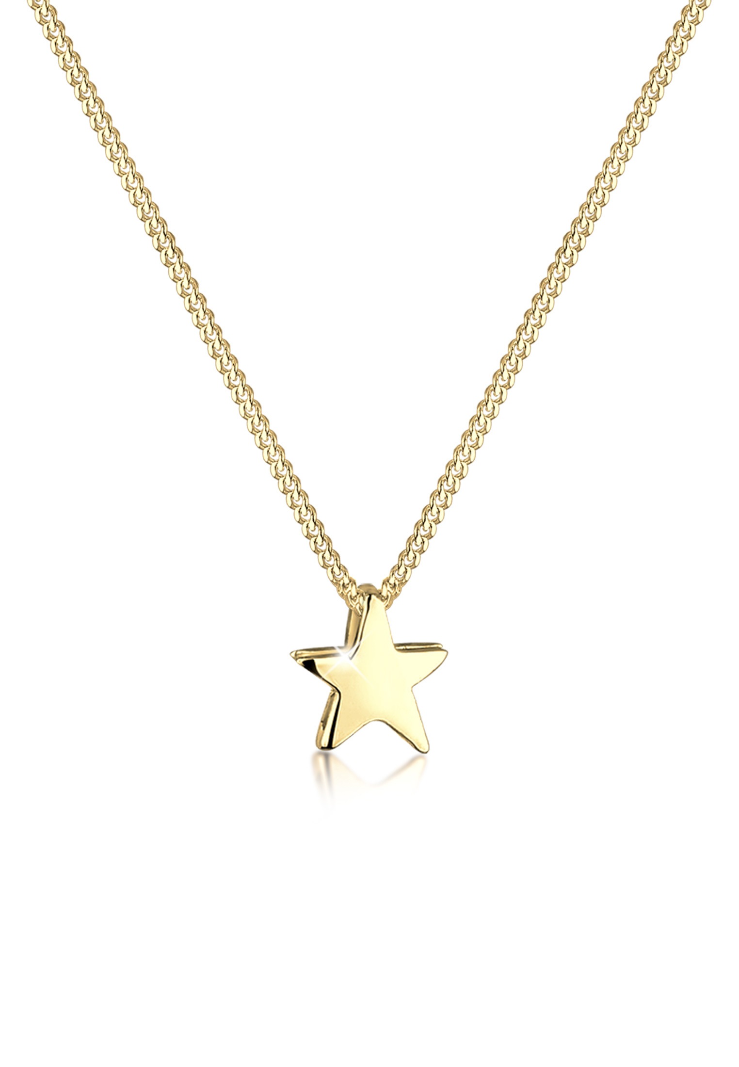 Bild von Elli Kette mit Anhänger »Stern Schlicht Basic 925 Silber«