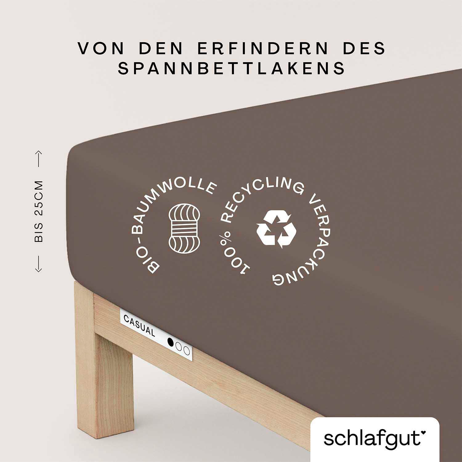Schlafgut Spannbettlaken CASUAL u.a. in Gr. günstig online kaufen
