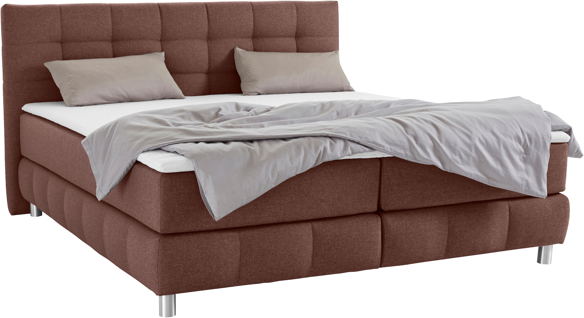 andas Boxspringbett »Salo«, incl. Topper, 6 Breiten, 2 Härtegrade, TFK auch in Härtegrad 4