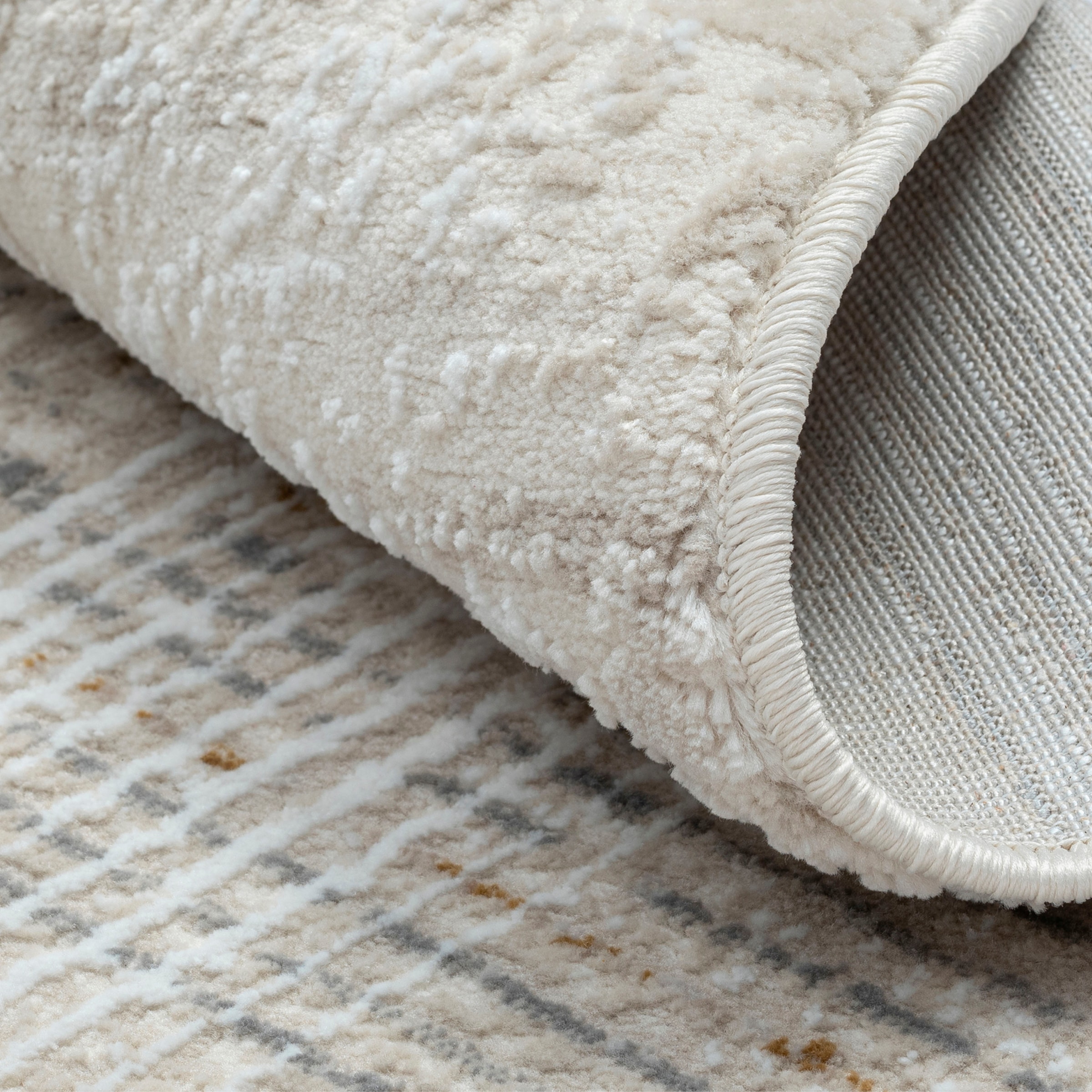 Myflair Möbel & Accessoires Teppich »My Way«, rund, 10 mm Höhe, Kurzflor, Retro-Design, besonders weich durch Microfaser