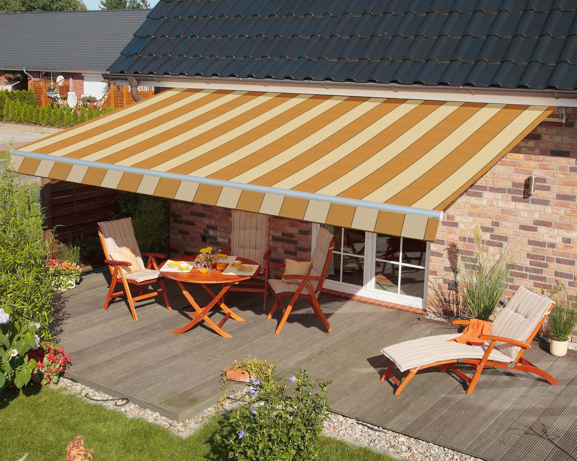 Spettmann Gelenkarmmarkise »STAR«, Breite/Ausfall: 350x250 cm