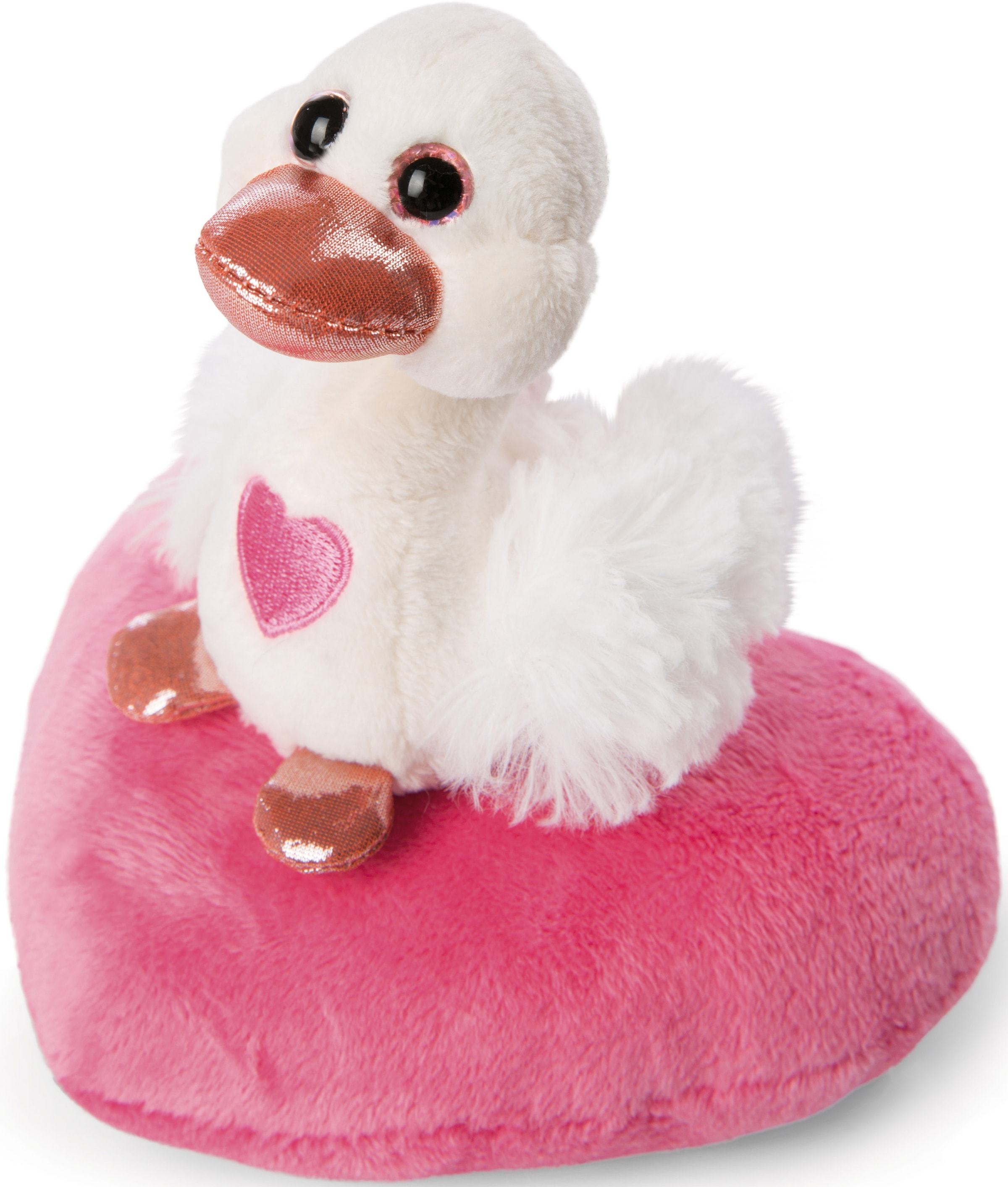 Nici Kuscheltier »Love Classic, Schwan weiß auf Herz, 10 cm«