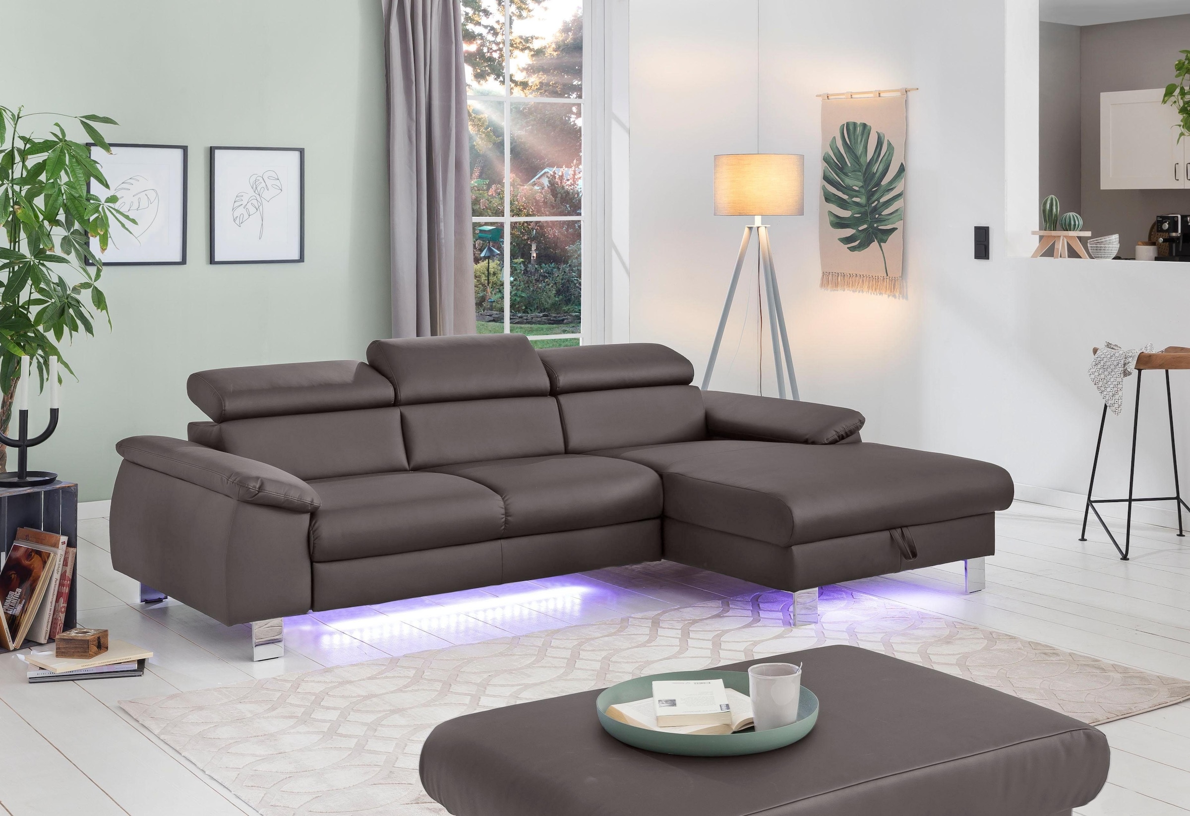 COTTA Polstergarnitur Komaris L-Form, (Set), Set bestehend aus: Ecksofa mit günstig online kaufen
