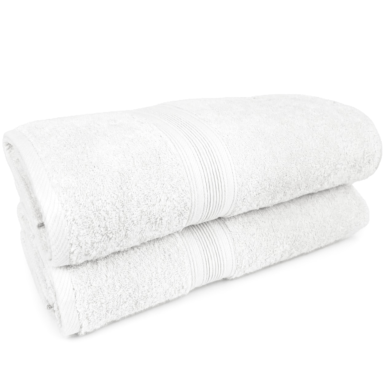 OTTO home Badetücher »Finnja, 2 große Premium Duschtücher, 550 gr/m², 100x150cm« 100% Baumwolle, unifarben, schwer & flauschig, 5 Jahre Garantie
