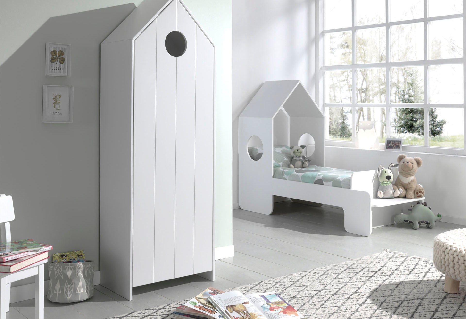 Vipack Drehtürenschrank »Casami, mit Soft-Close, viel Stauraum, TOP modern«, (B/H/T ca. 57,6x171,3x37cm, verschiedene Farben, Strandhaus-Optik), als Kleider-/Wäscheschrank nutzbar, universell einsetzbar