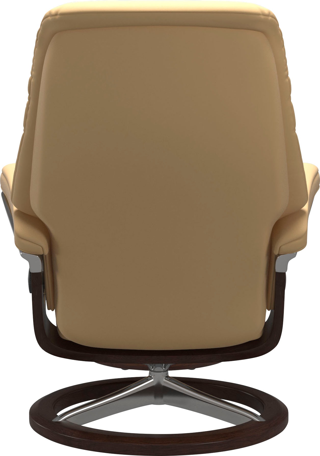 Stressless® Relaxsessel »Sunrise«, (Set, Relaxsessel mit Hocker), mit Signature Base, Größe M, Gestell Braun