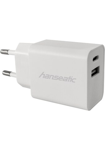 Hanseatic Smartphone-Ladegerät, USB Ladegerät und QI-Ladeadapter, 1,5m Kabellänge kaufen