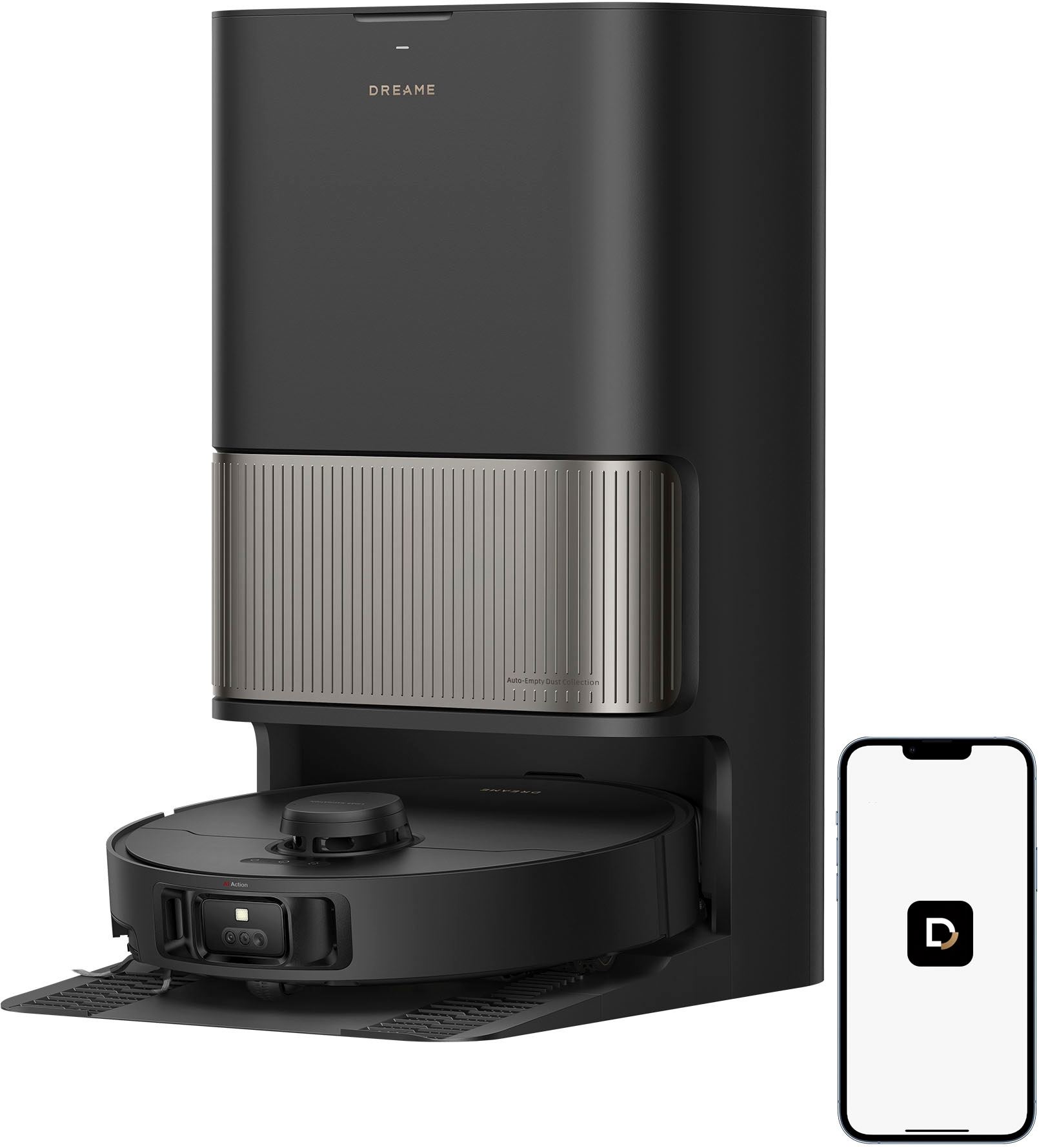 Dreame Saugroboter »L40s Pro Ultra, mit Wischfunktion«, 19.000Pa Saugkraft, Hindernisüberwindung (bis zu 4cm), Kamera mit KI
