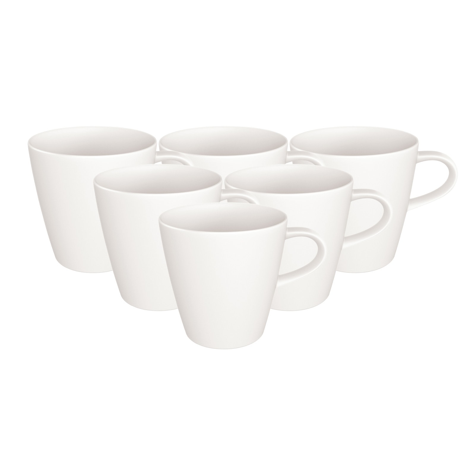 Villeroy & Boch Becher »Kaffeebecher Manufacture Rock Blanc 290 ml 6er Set günstig online kaufen