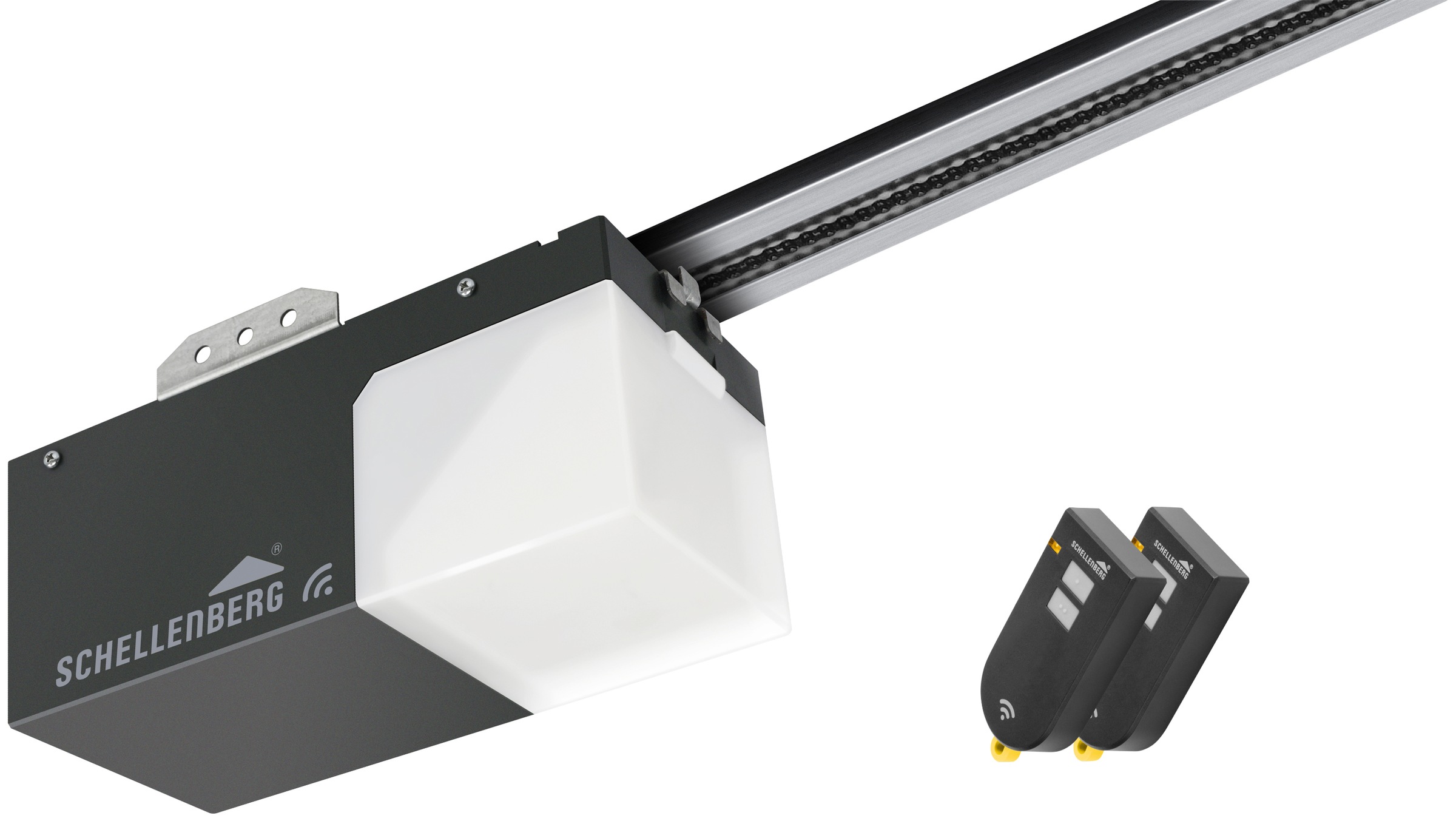SCHELLENBERG Garagentorantrieb »Smart Drive L, smarter Funk-Antrieb für Tore bis 10 m²«, (1 tlg.), Torantriebe inkl. Zubehör