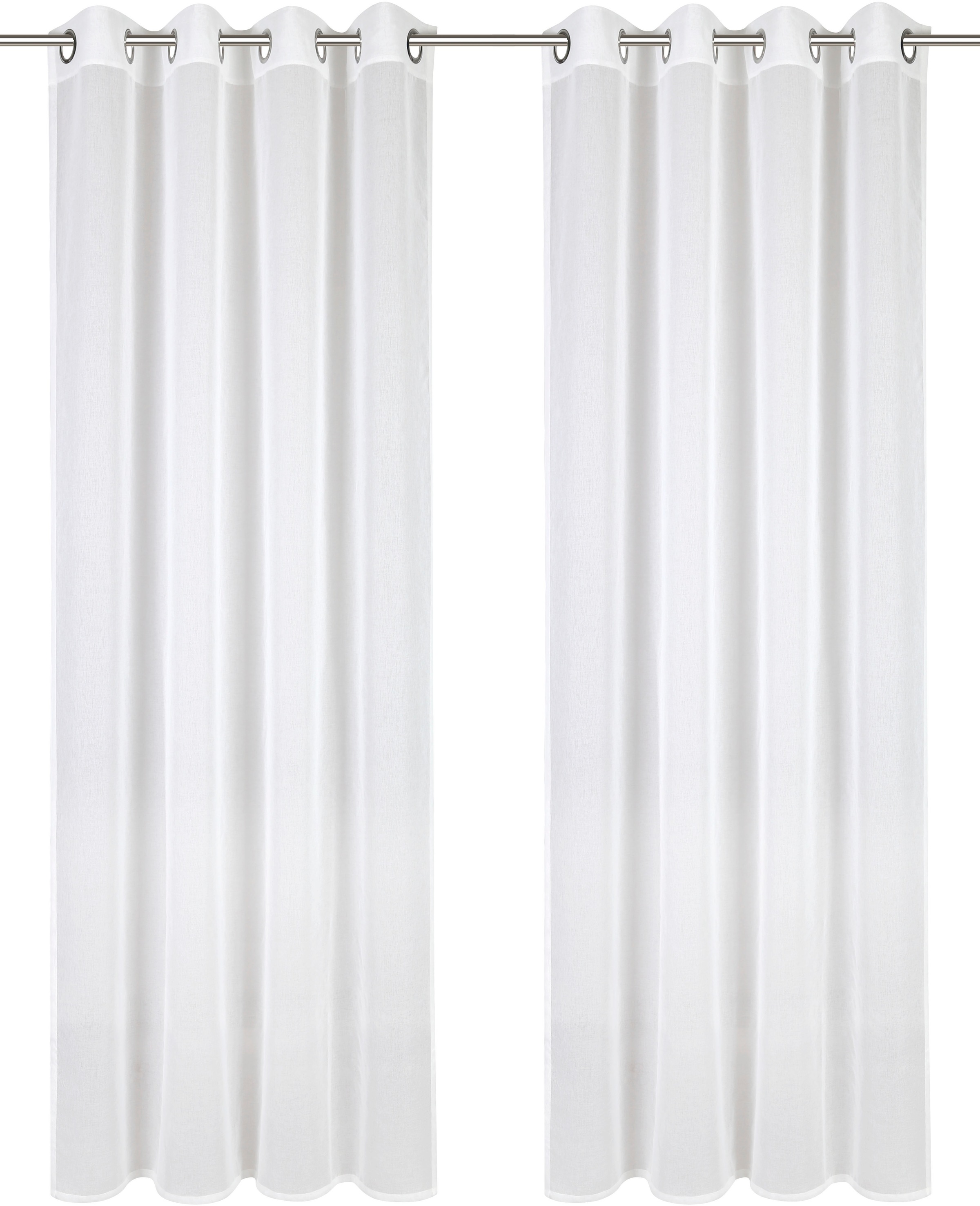 my home Gardine »Dolly« Ösen 1 Stk. tlg. Transparent, Gewebt, Polyester günstig online kaufen