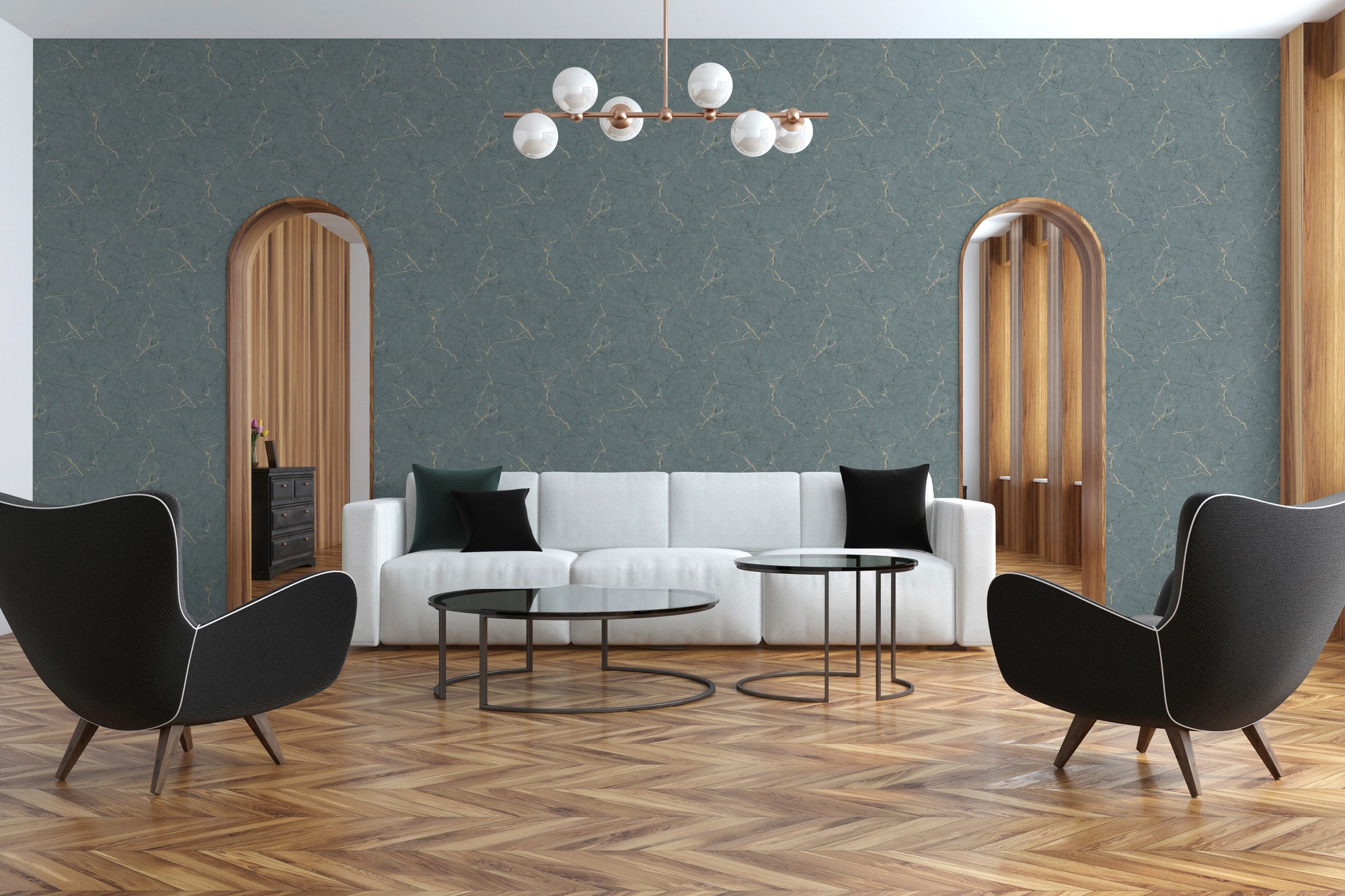 living walls Vliestapete »Metropolitan Stories, Alena St. Petersburg«, Motiv-abstrakt-naturalistisch, Tapete Marmor Tapeten Wohnzimmer Schlafzimmer Küche modern Design Büro