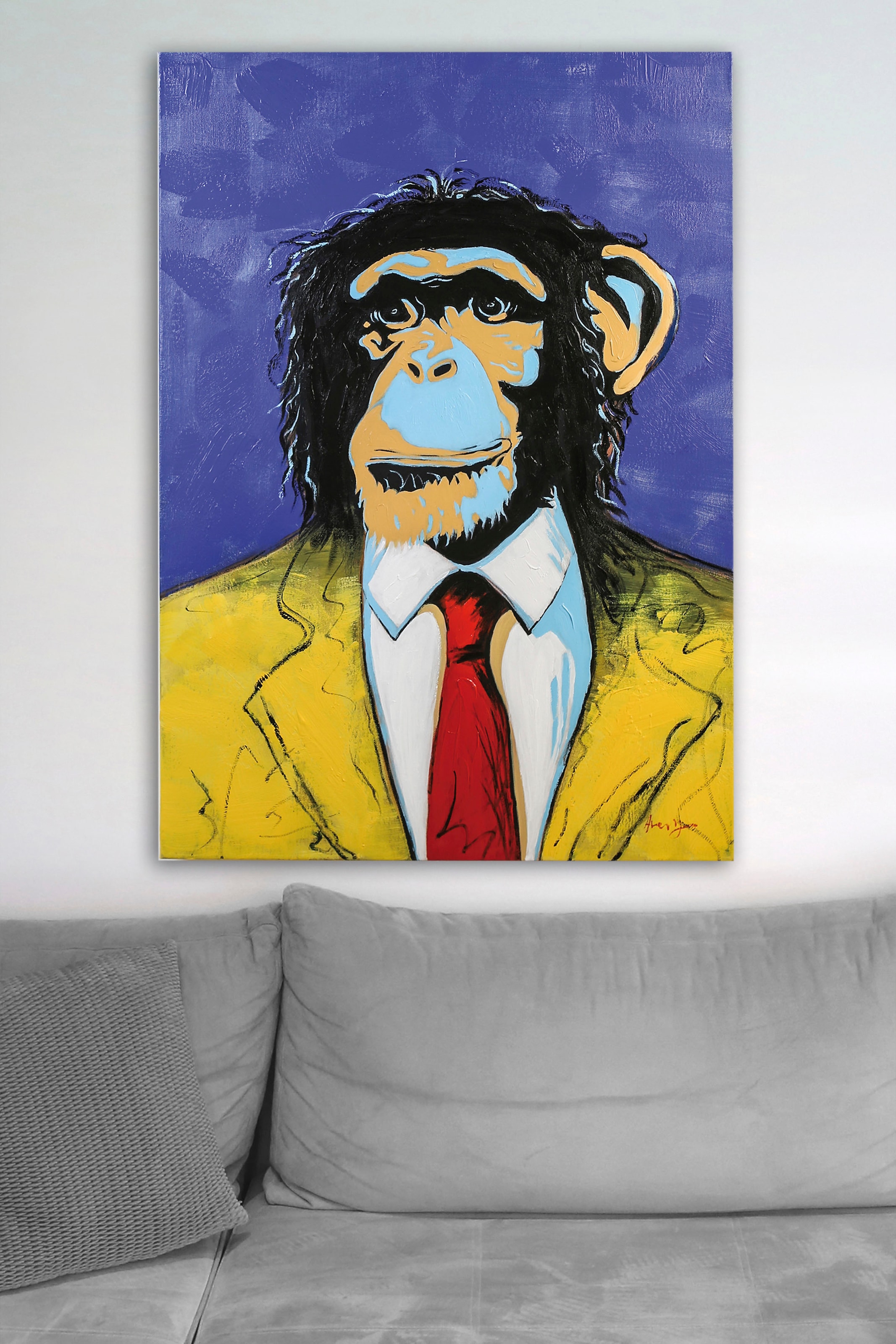 Casablanca by Gilde Leinwandbild »Bild Affe Pop Art« 1 Stk. tlg. günstig online kaufen