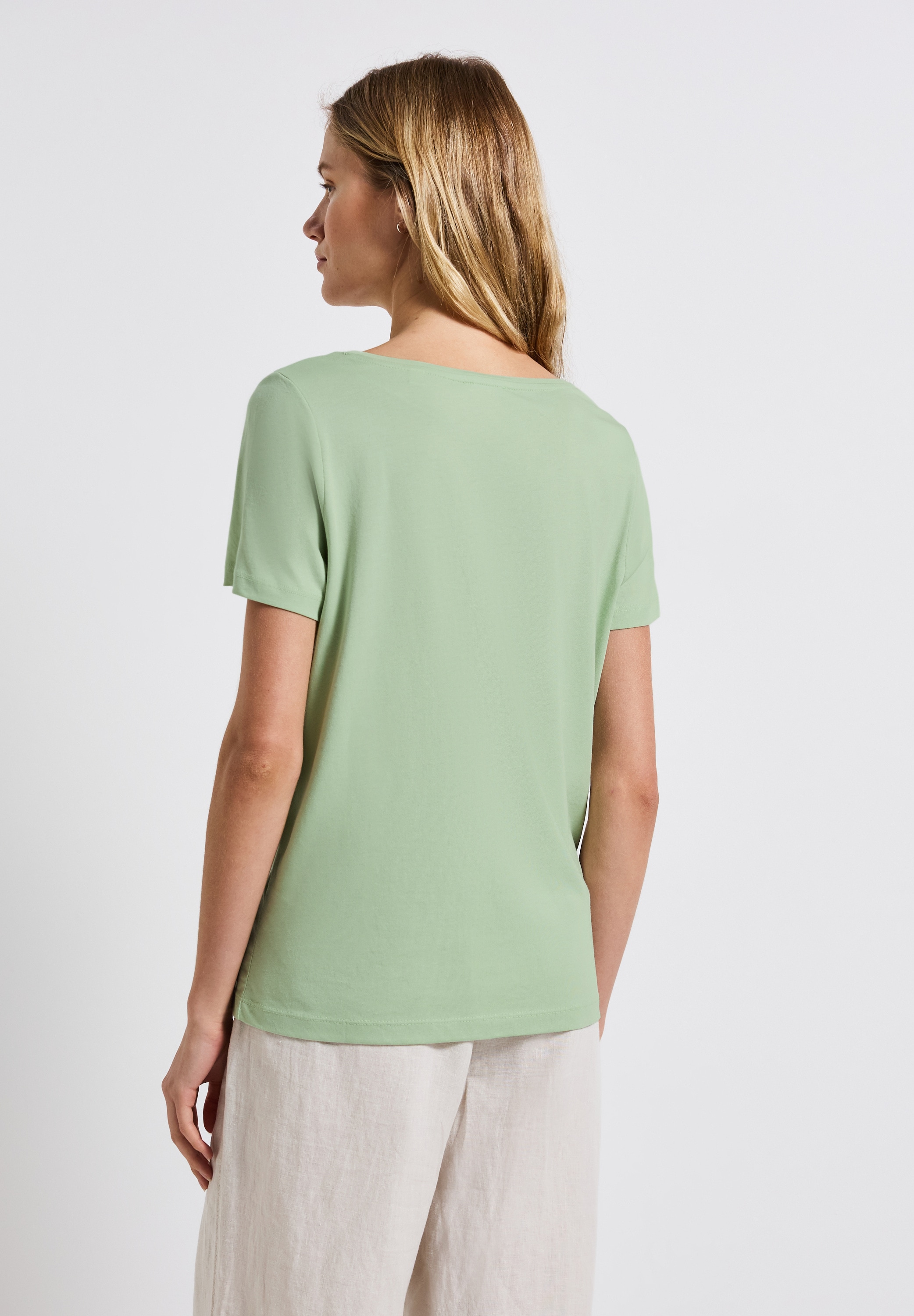 STREET ONE Shirttop mit Wording Print