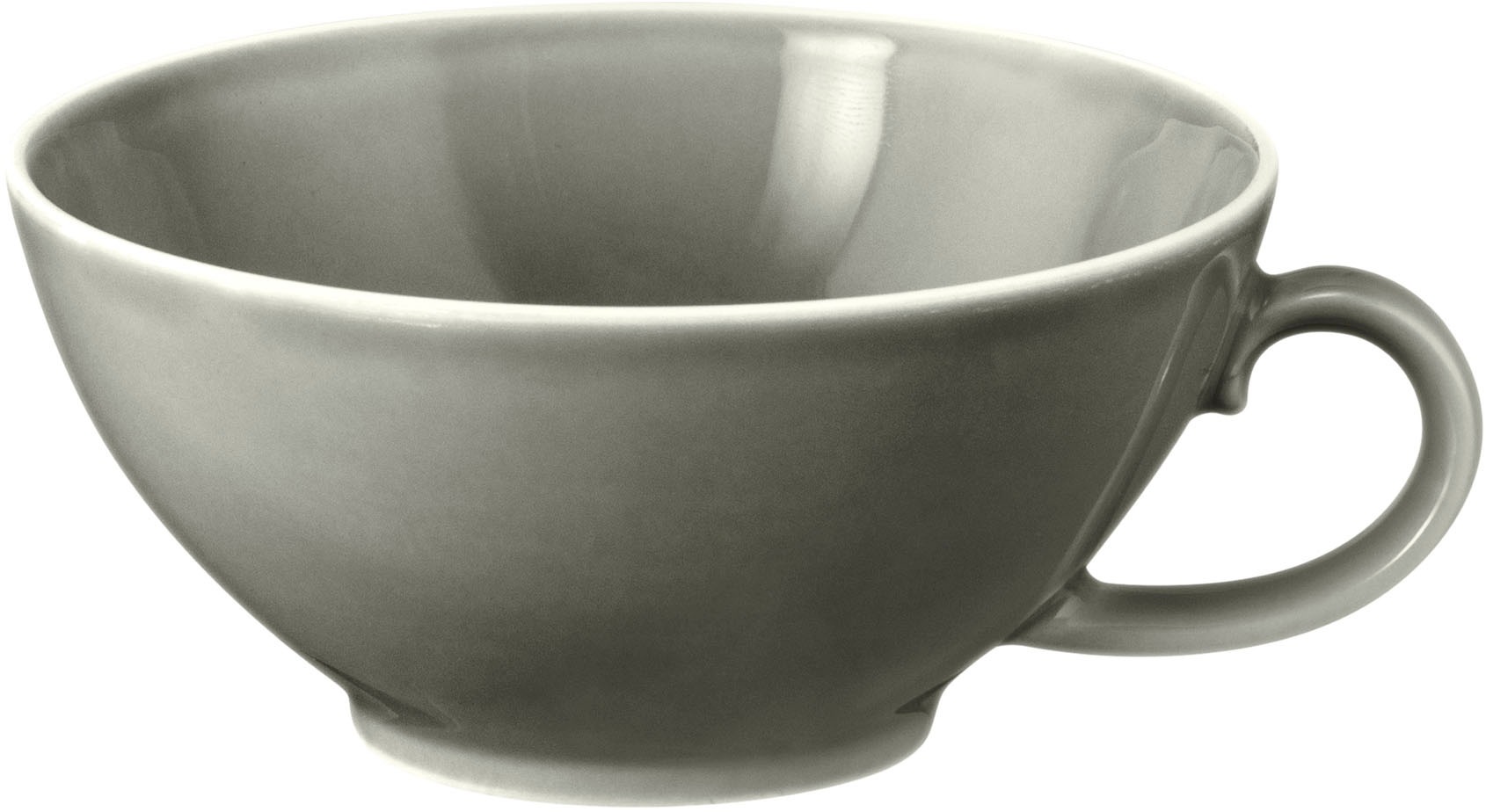 Seltmann Weiden Teeservice »Geschirr-Set Beat«, (Set, 18 tlg., 6 x Teeobertasse, 6 x Kombi-Untertasse klein, 6 x Brotteller), Teller, Tassen, Untertassen, Rillendekor, 18 Teile, für 6 Personen