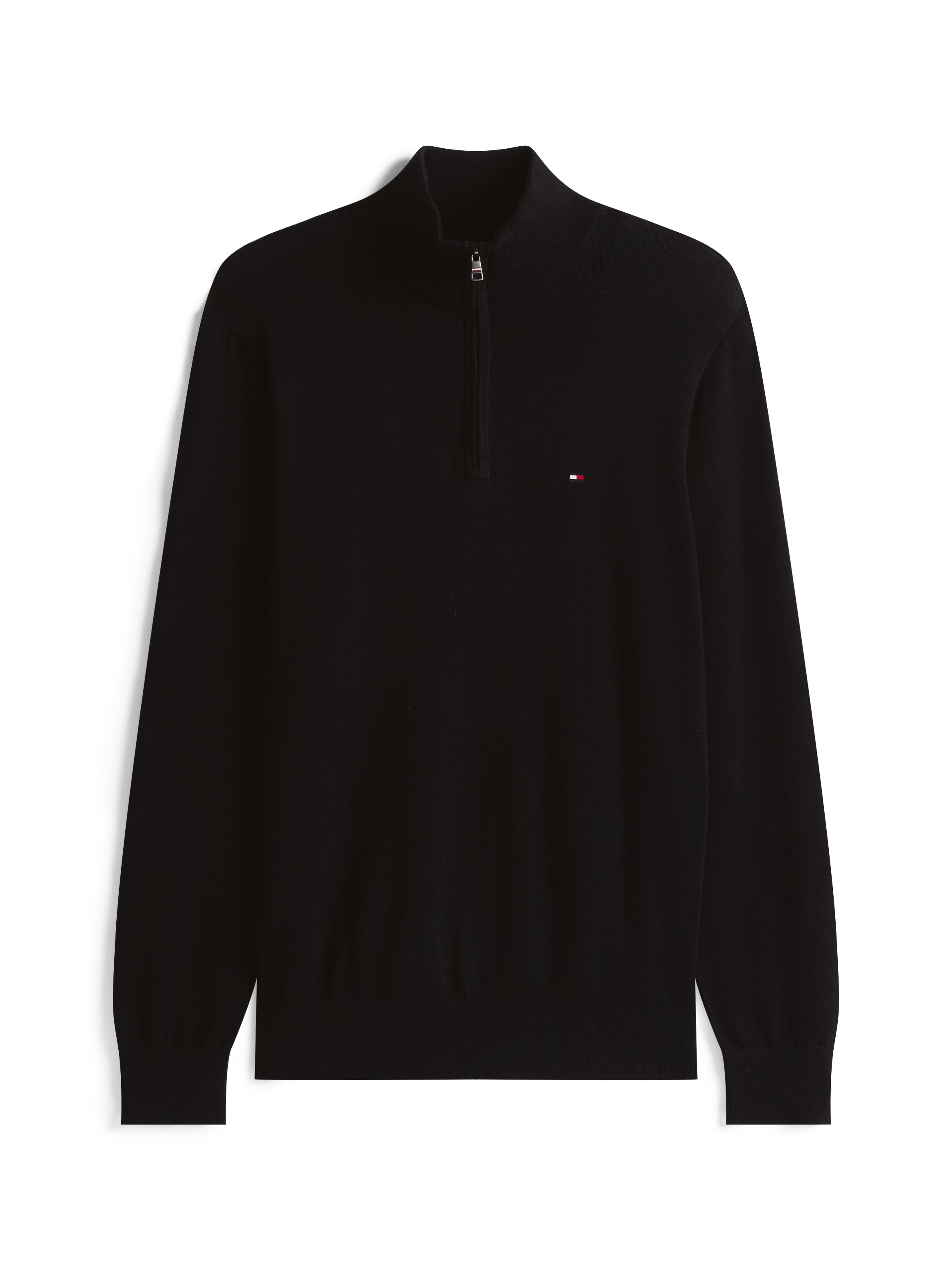 Tommy Hilfiger Troyer »ESSENTIAL COTTON ZIP MOCK«