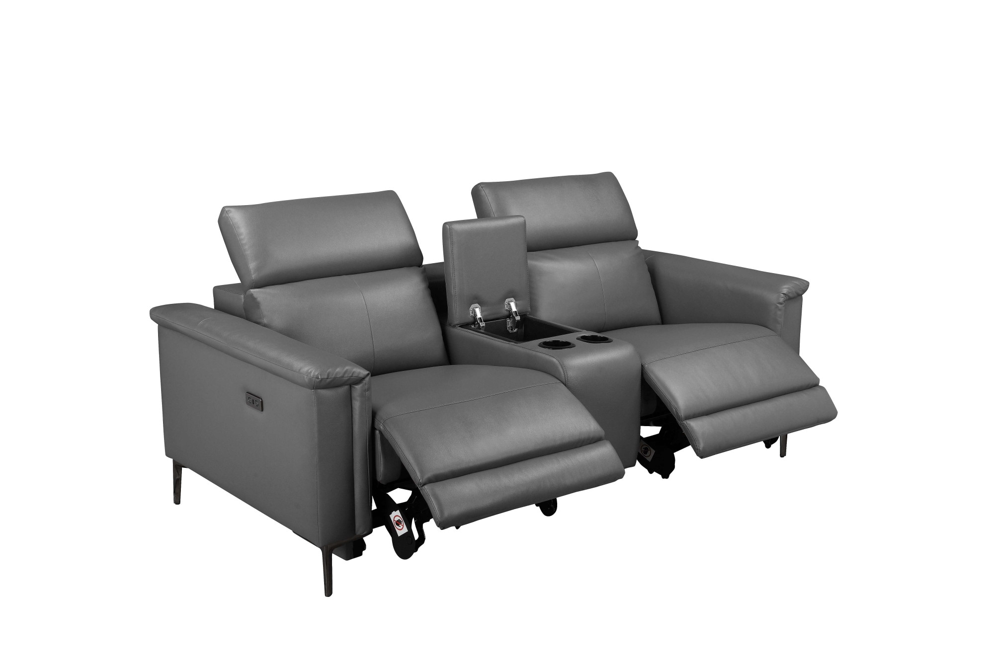 Places of Style 2-Sitzer »Lund, 2er-Kinosofa, TV-Sessel, Multimedia-Sofa, USB-A,«, m. elektrischer o. manueller Relaxfunktion, Getränkehalter u. Staufach
