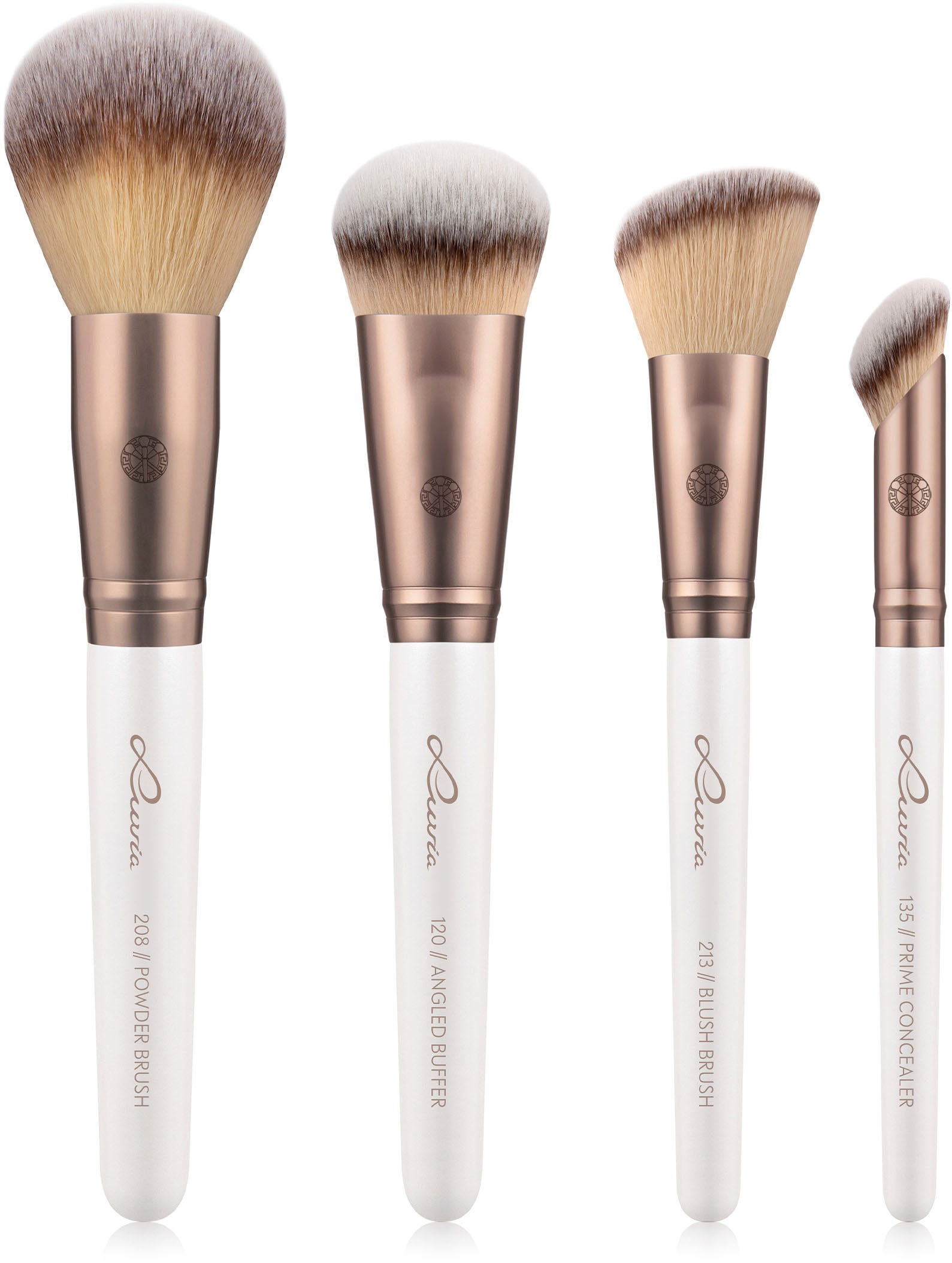 bestellen Online-Shop im Face«, Luvia Cosmetics (Set, »Flawless 4 tlg.) Kosmetikpinsel-Set