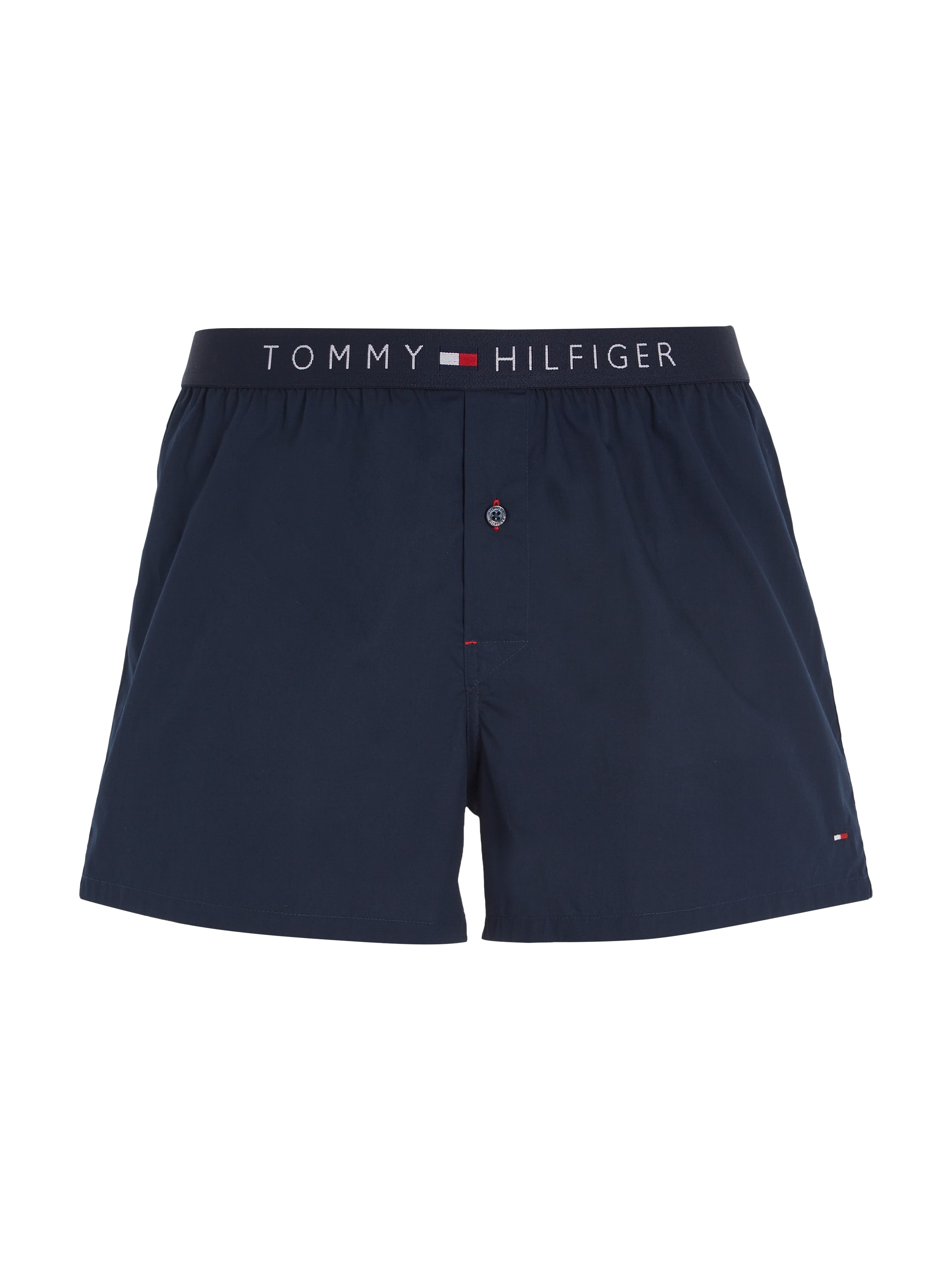 Tommy Hilfiger Underwear Webboxer, (1 St.), mit Logo am Bund