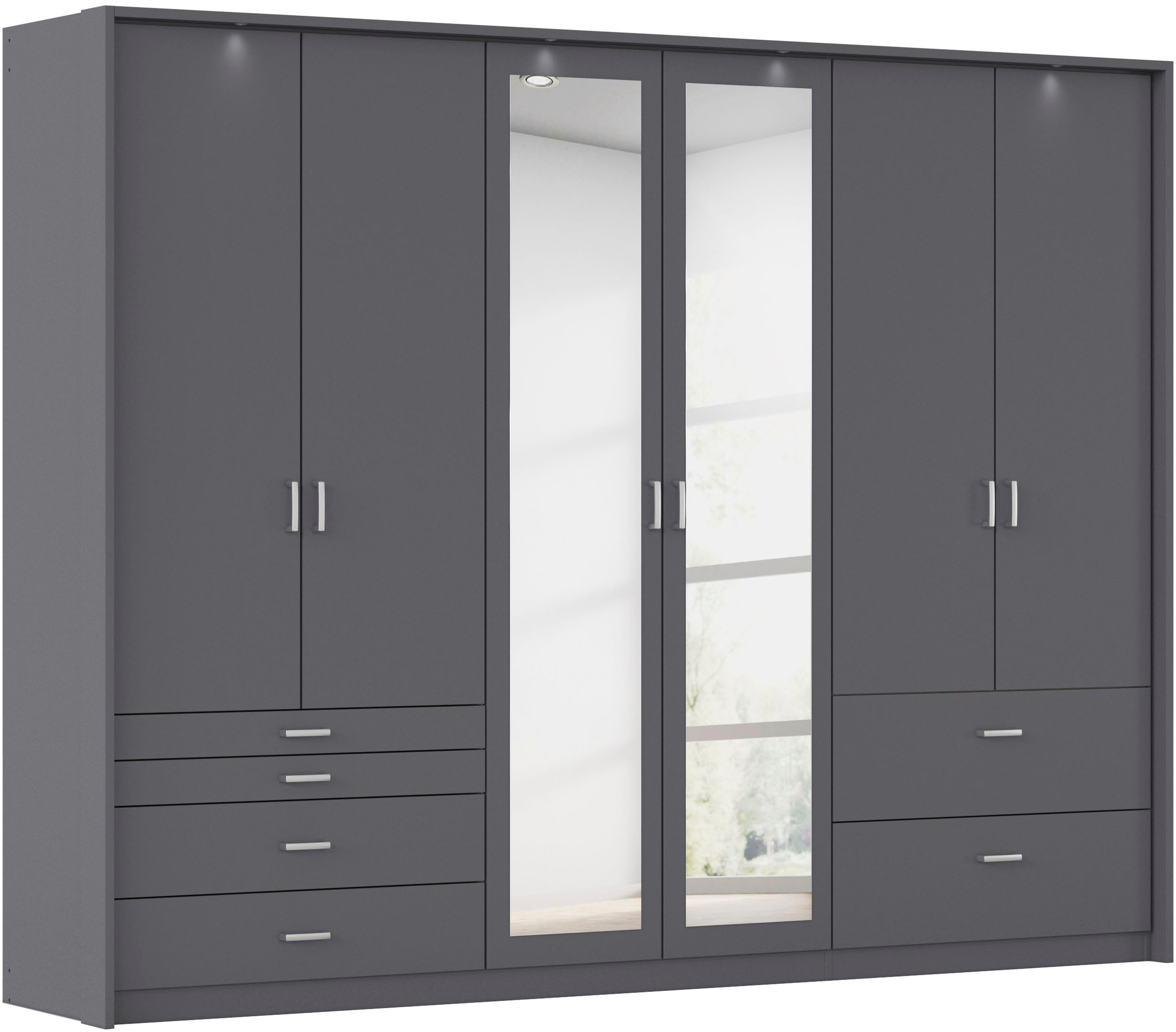 rauch Drehtürenschrank »Kleiderschrank Schrank Garderobe Wäscheschrank WILD günstig online kaufen