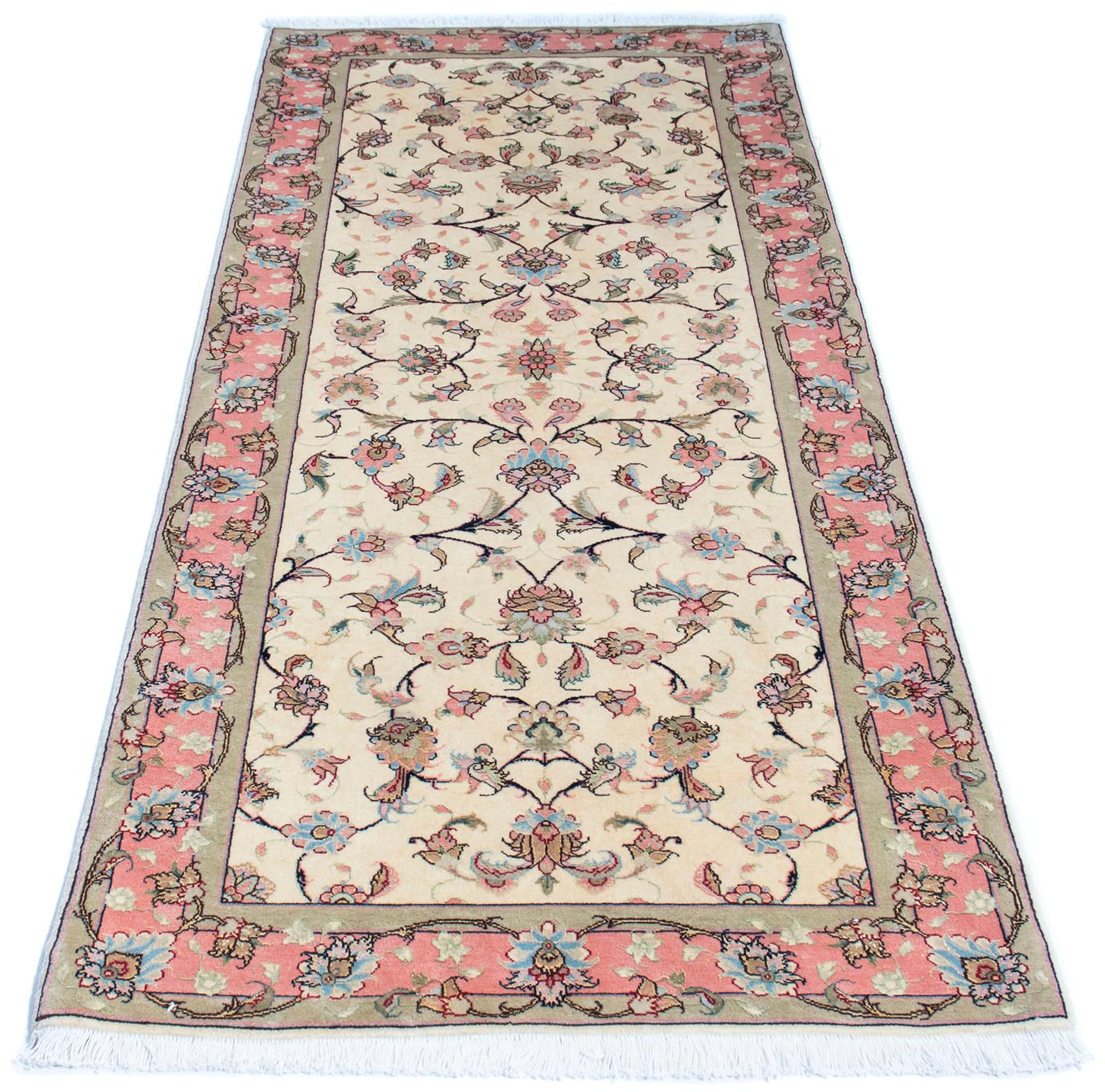 morgenland Orientteppich »Perser - Täbriz - Royal - 202 x 77 cm - beige«, r günstig online kaufen