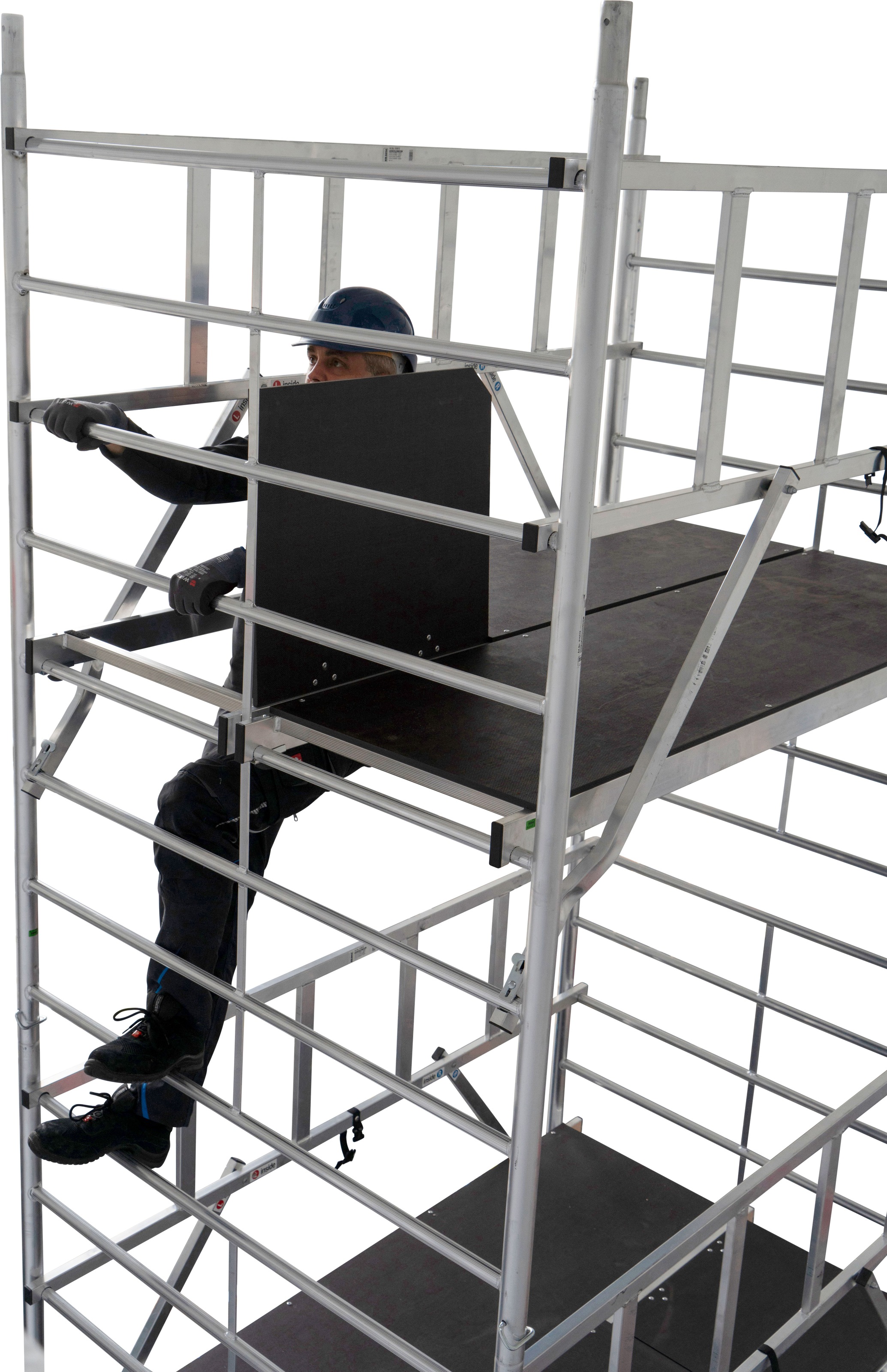 KRAUSE Fahrgerüst »ProTec XXL Breitaufbau« Set,  Arbeitshöhe: 8,3 Meter